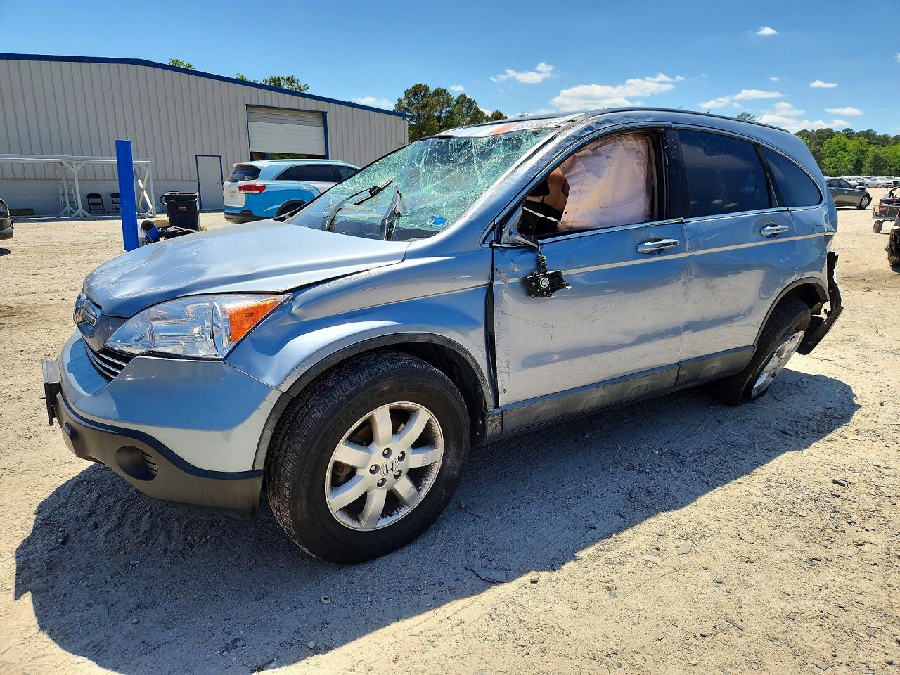 2008 Honda Cr-v Exl Silver vin: 5J6RE487X8L006250
