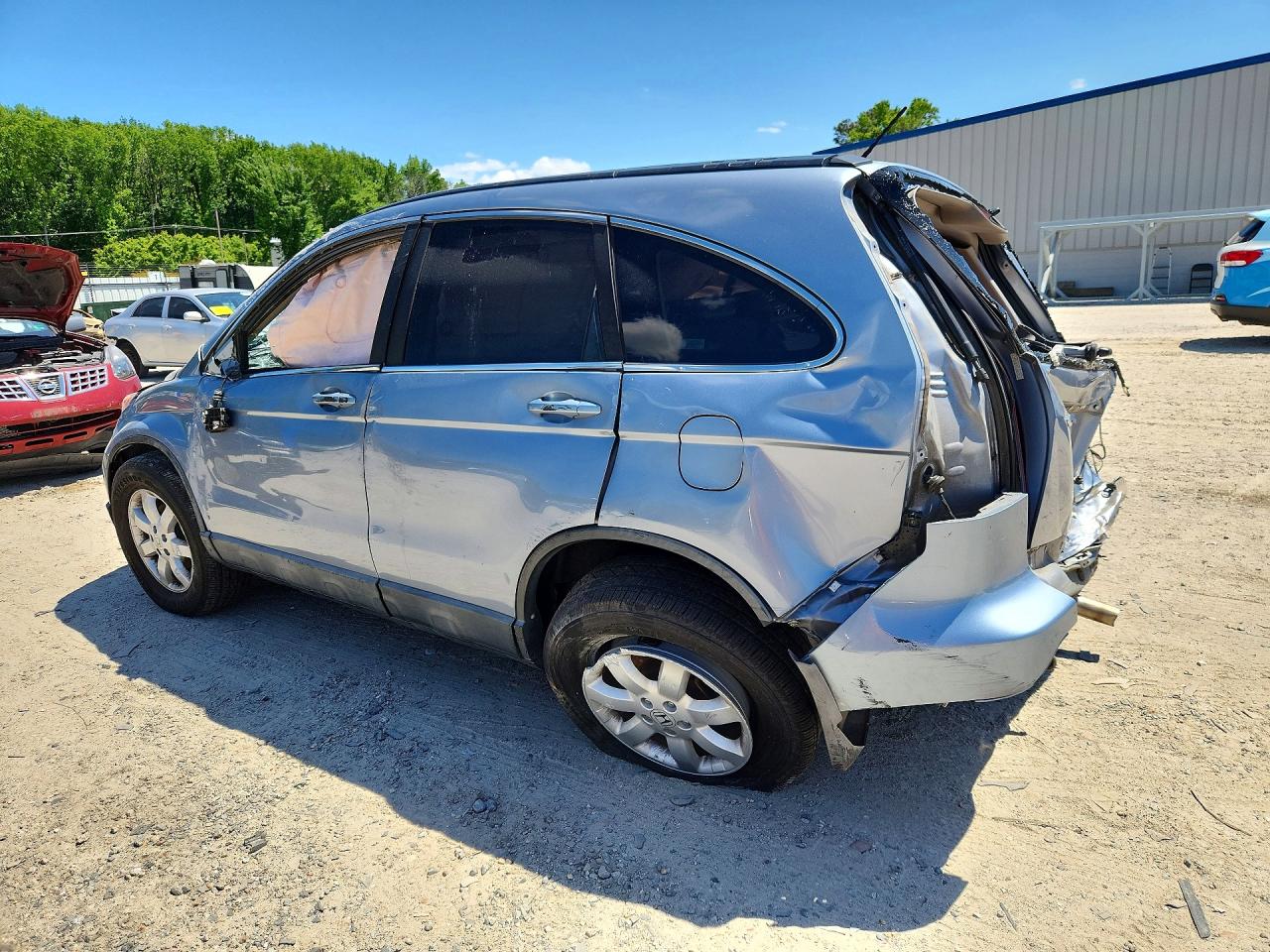2008 Honda Cr-v Exl Silver vin: 5J6RE487X8L006250
