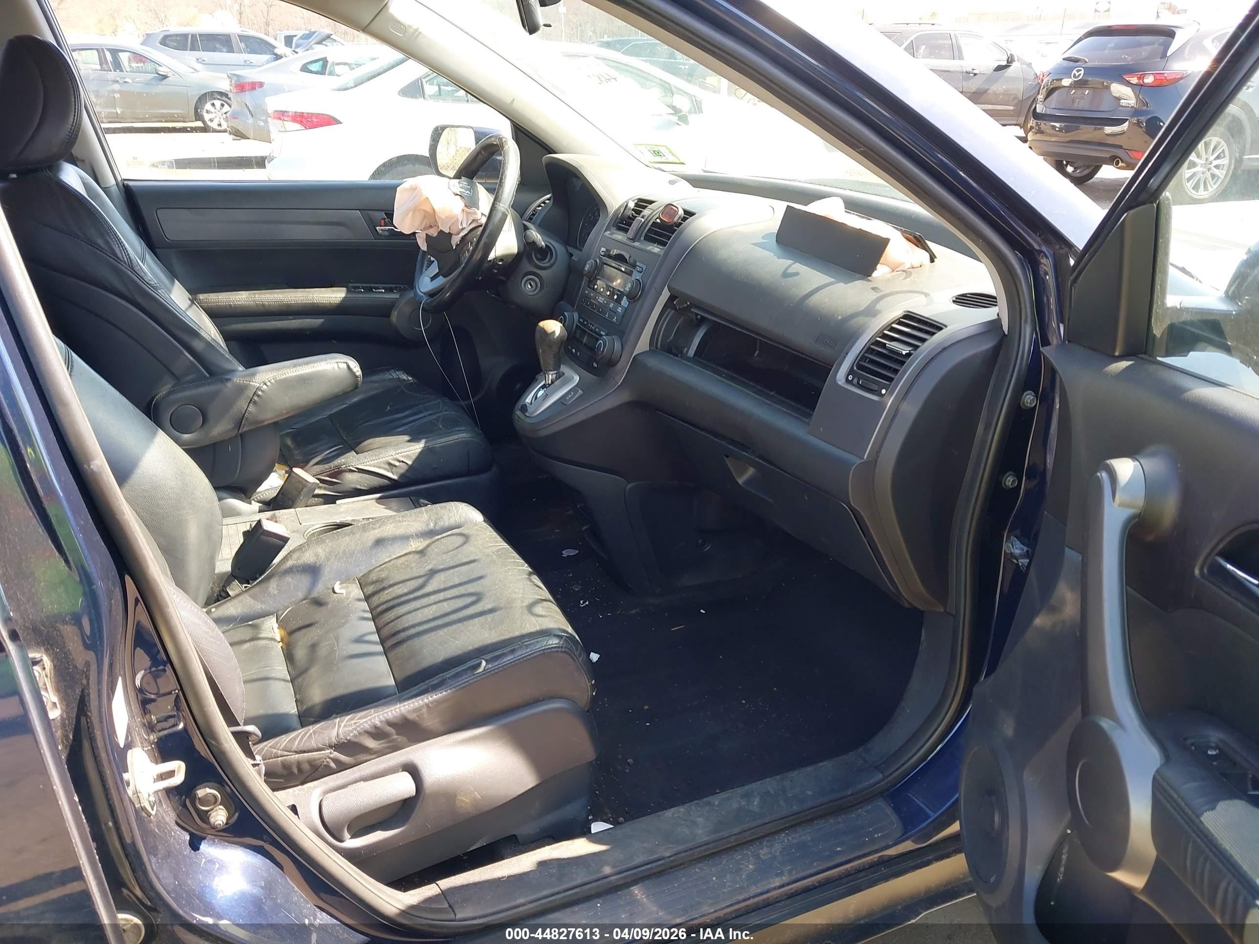 2008 Honda Cr-v Ex-l Blue vin: 5J6RE487X8L015546