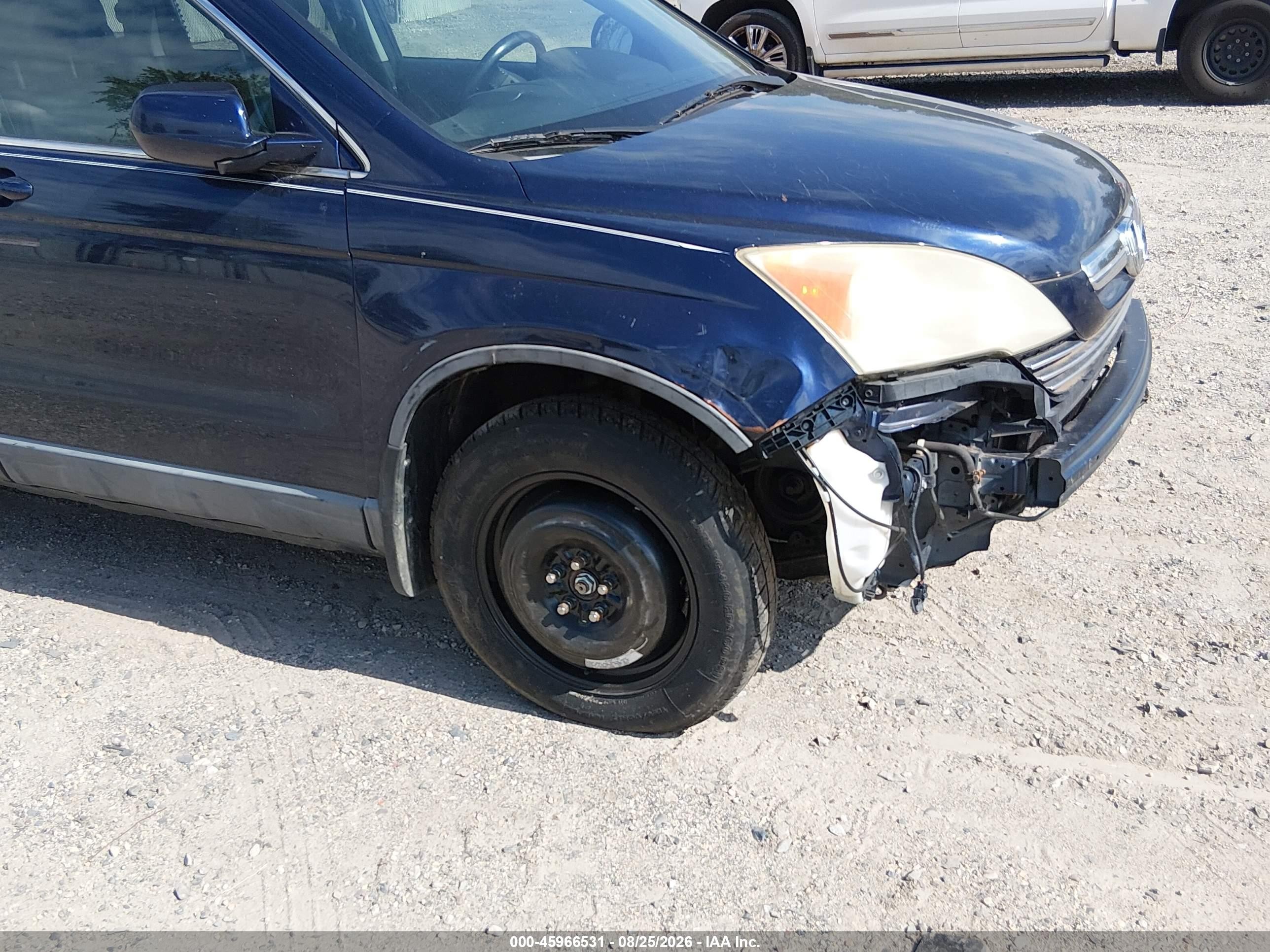 2009 Honda Cr-v Ex-l Blue vin: 5J6RE487X9L000224
