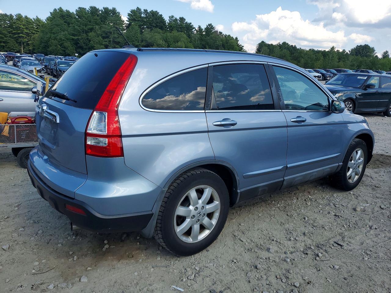 2009 Honda Cr-v Exl Blue vin: 5J6RE487X9L008498