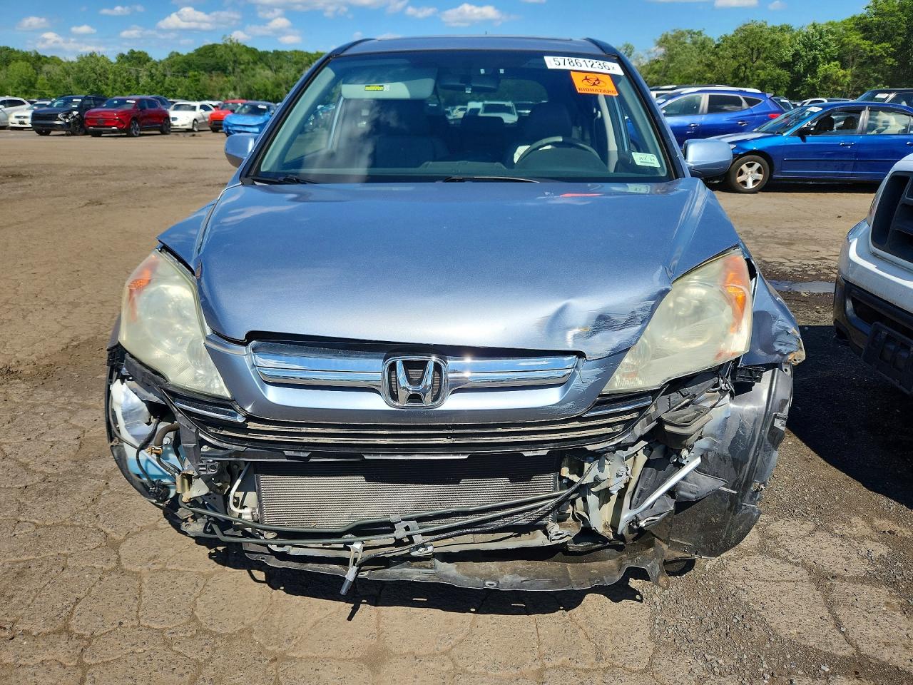 2009 Honda Cr-v Exl Синий vin: 5J6RE487X9L063145