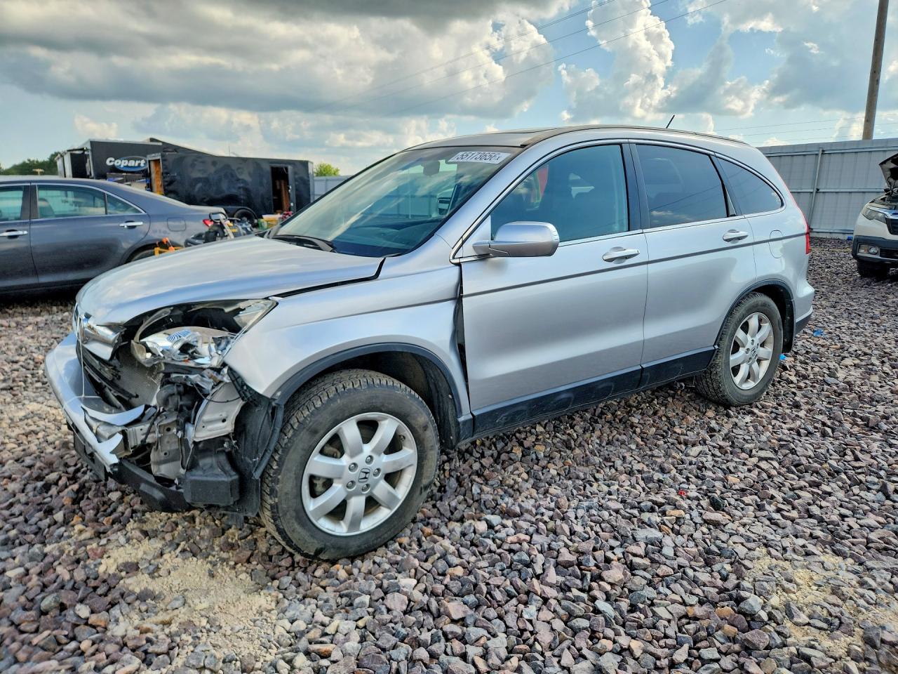 2009 Honda Cr-v Exl Серебряный vin: 5J6RE487X9L065171