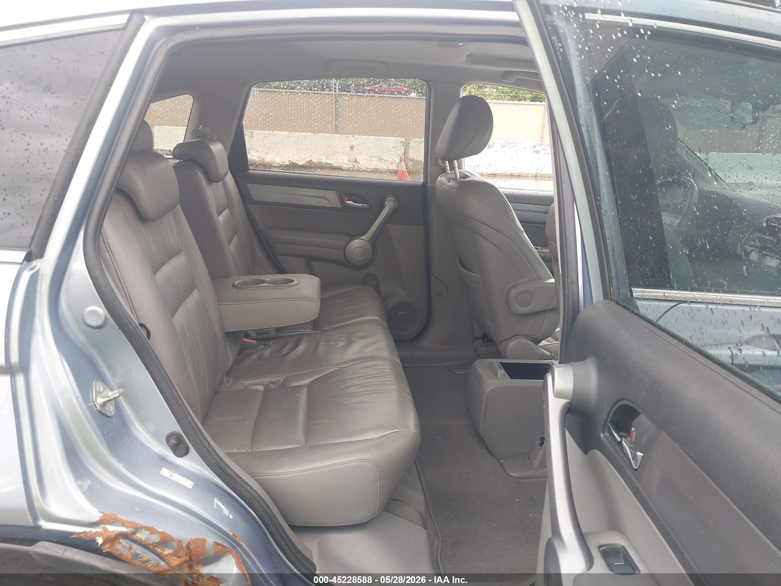2009 Honda Cr-v Ex-l Light Blue vin: 5J6RE487X9L067485