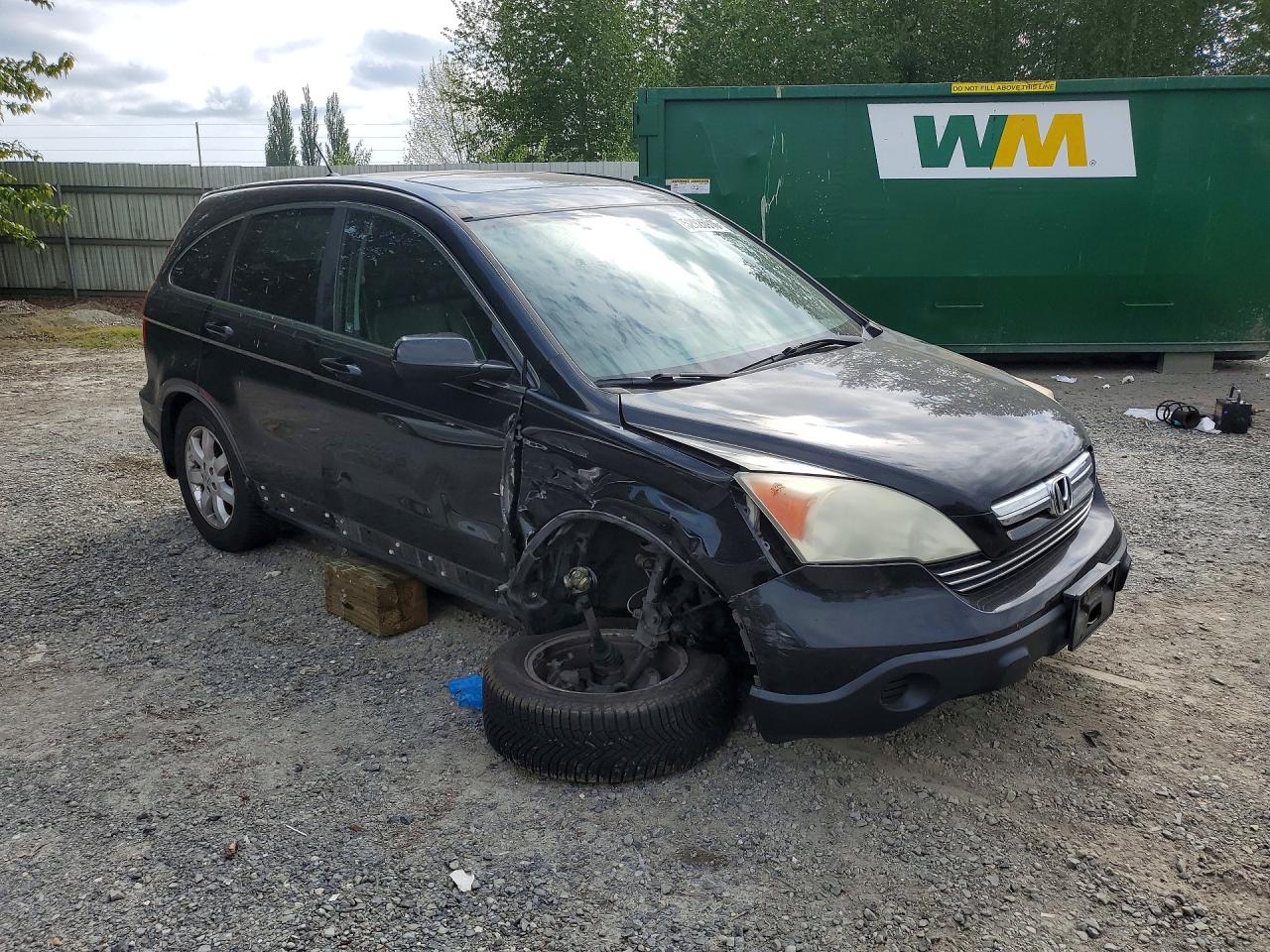 2009 Honda Cr-v Exl Black vin: 5J6RE487X9L068250