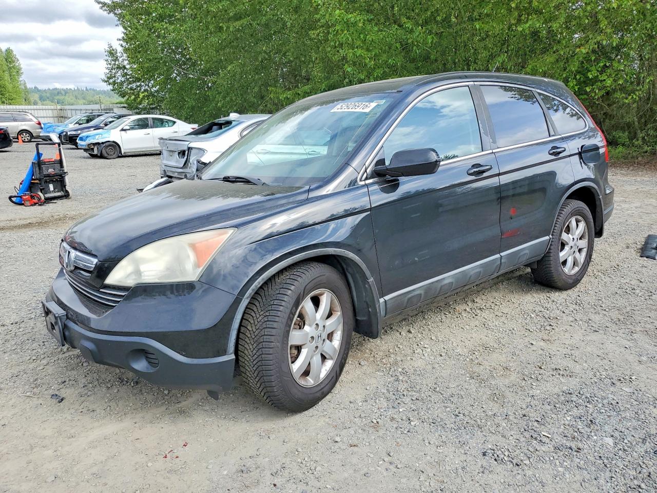 2009 Honda Cr-v Exl Black vin: 5J6RE487X9L068250