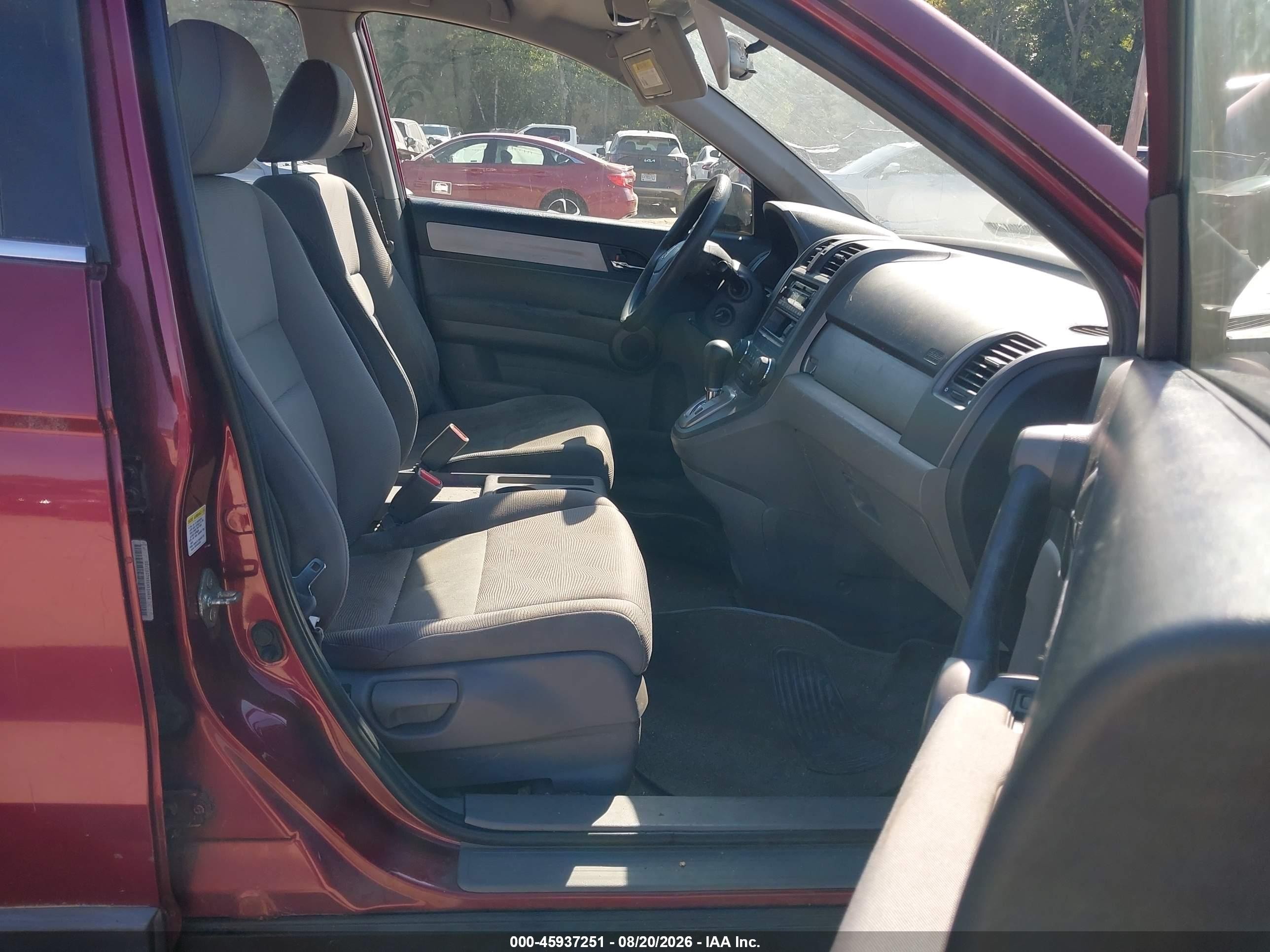 2010 Honda Cr-v Lx Red vin: 5J6RE4H30AL021102