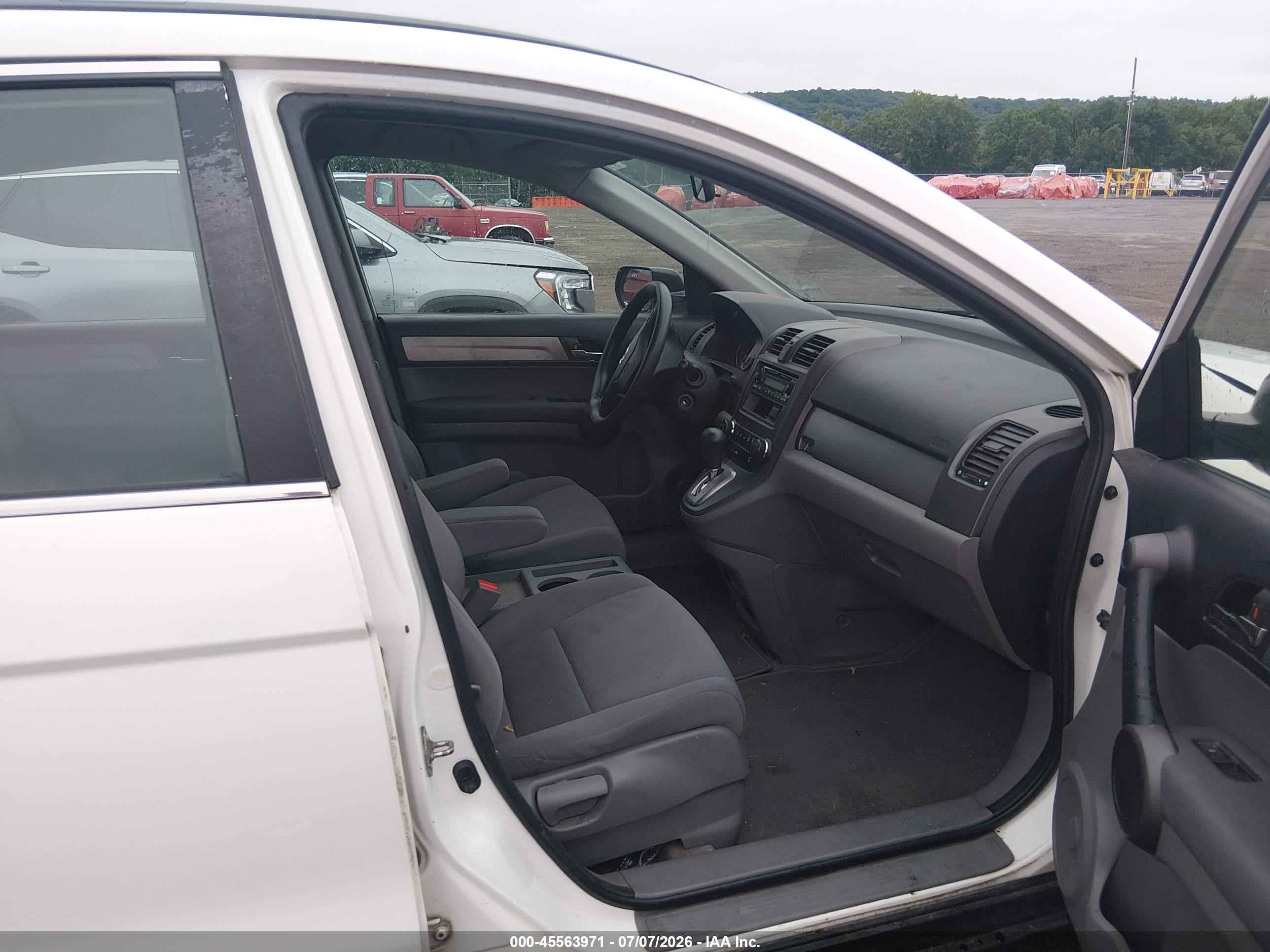 2010 Honda Cr-v Lx White vin: 5J6RE4H30AL040457