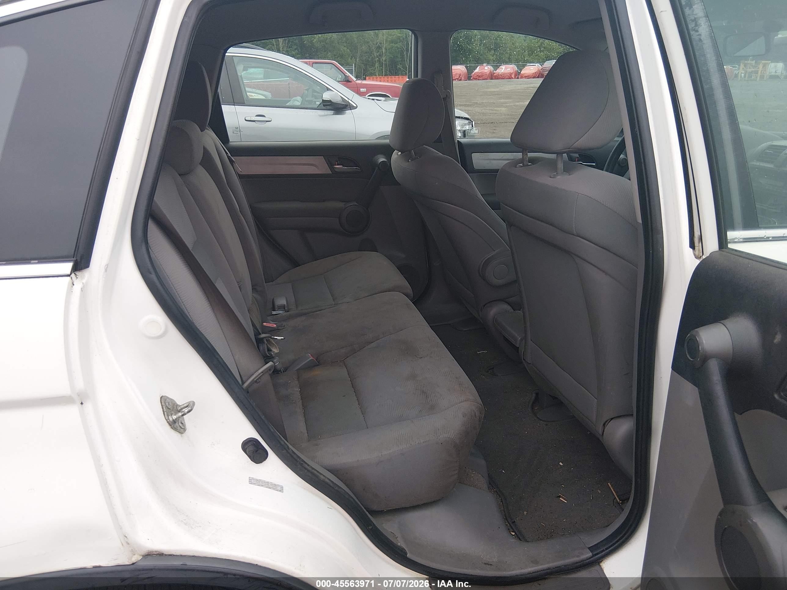 2010 Honda Cr-v Lx White vin: 5J6RE4H30AL040457