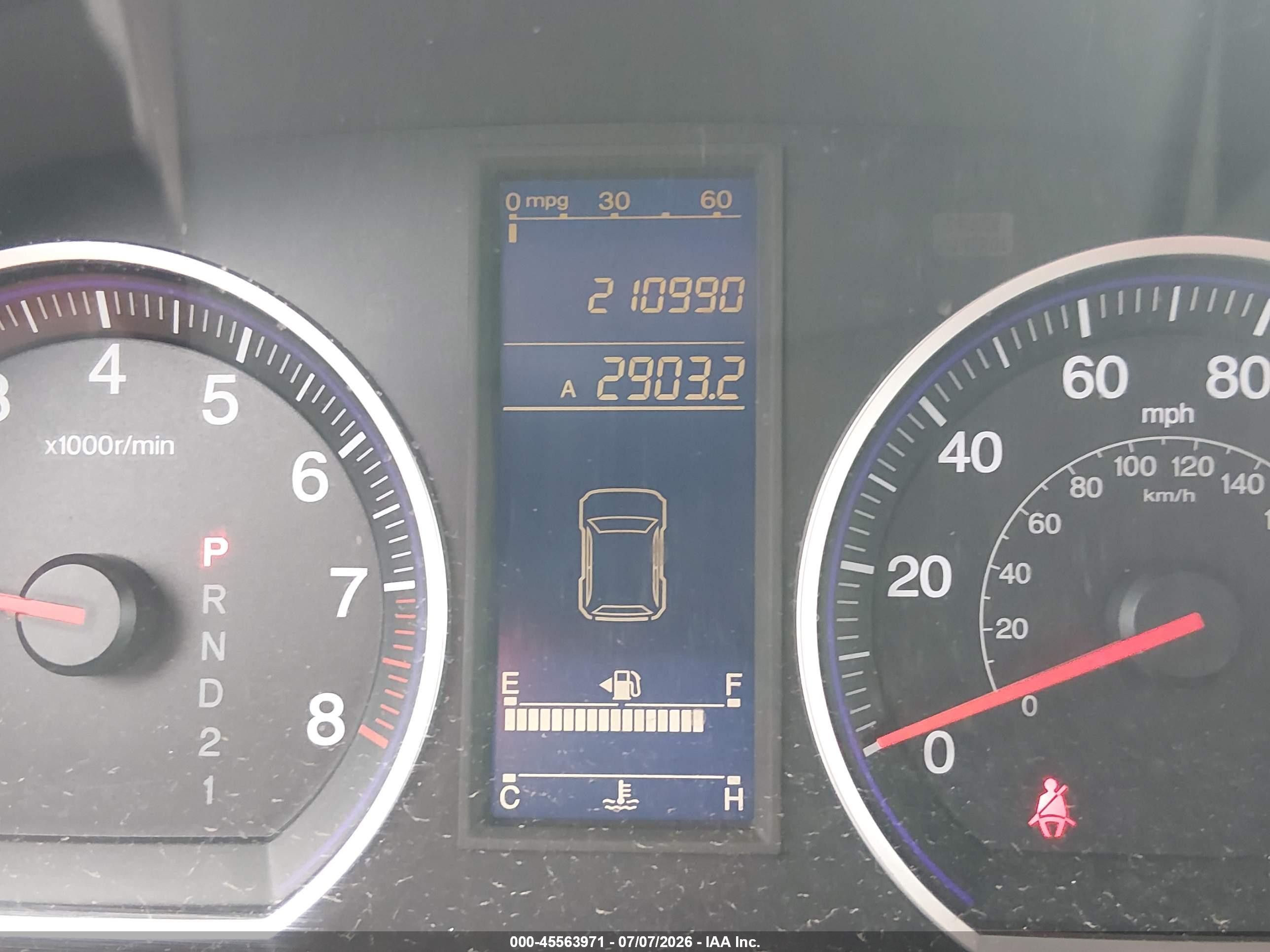 2010 Honda Cr-v Lx White vin: 5J6RE4H30AL040457