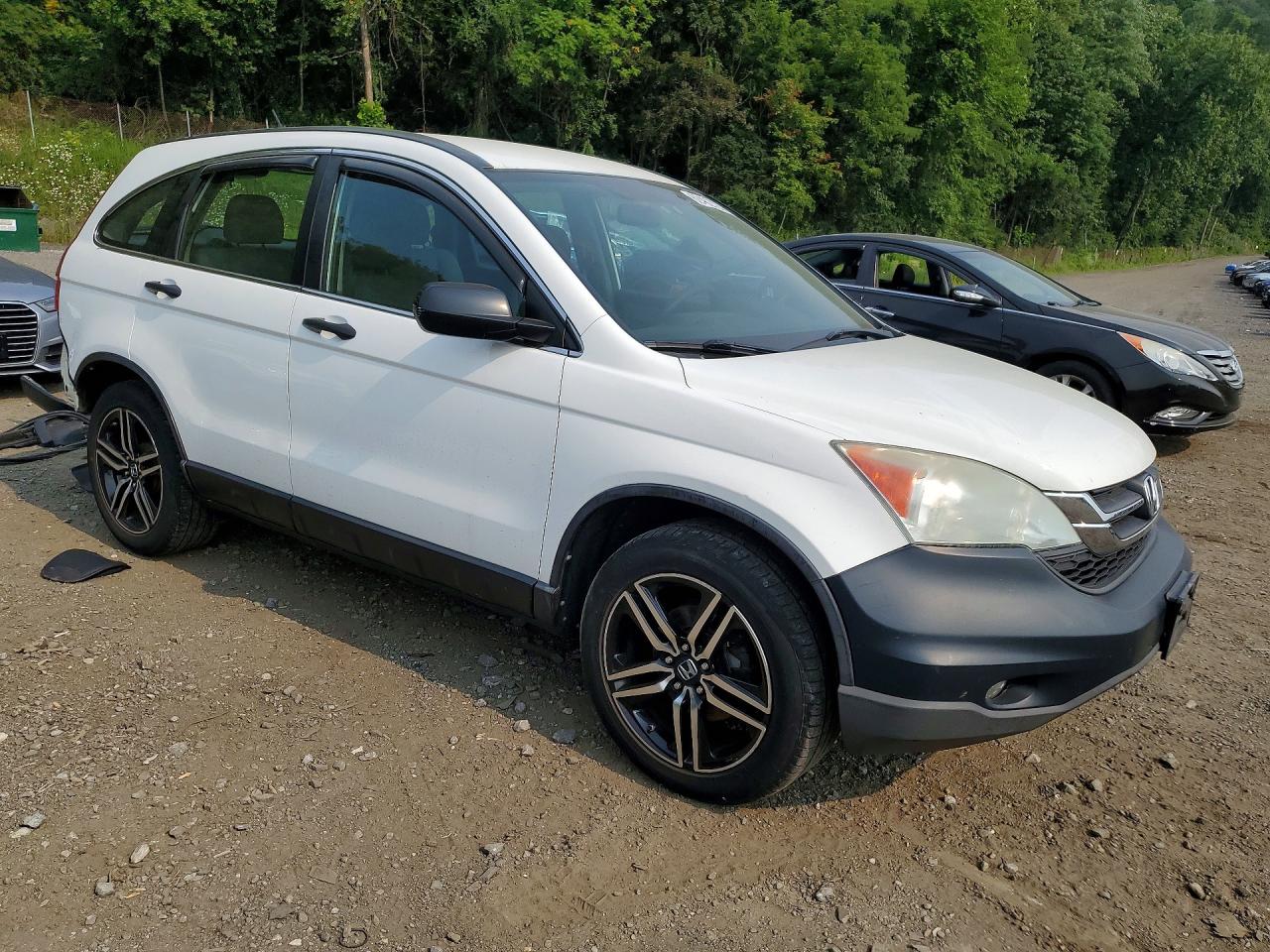 2010 Honda Cr-v Lx White vin: 5J6RE4H30AL045240
