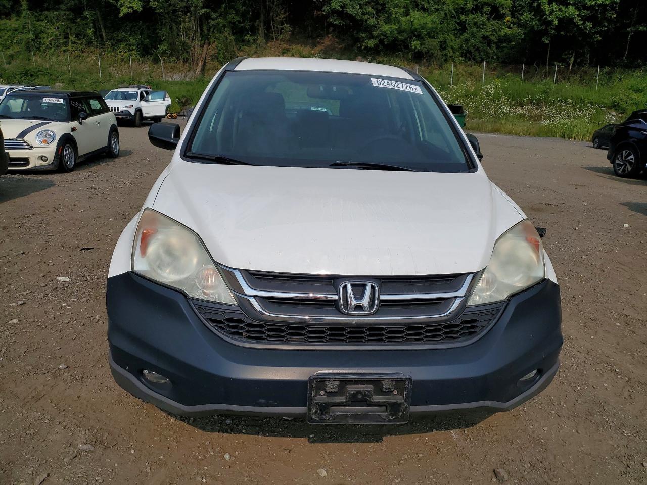 2010 Honda Cr-v Lx White vin: 5J6RE4H30AL045240
