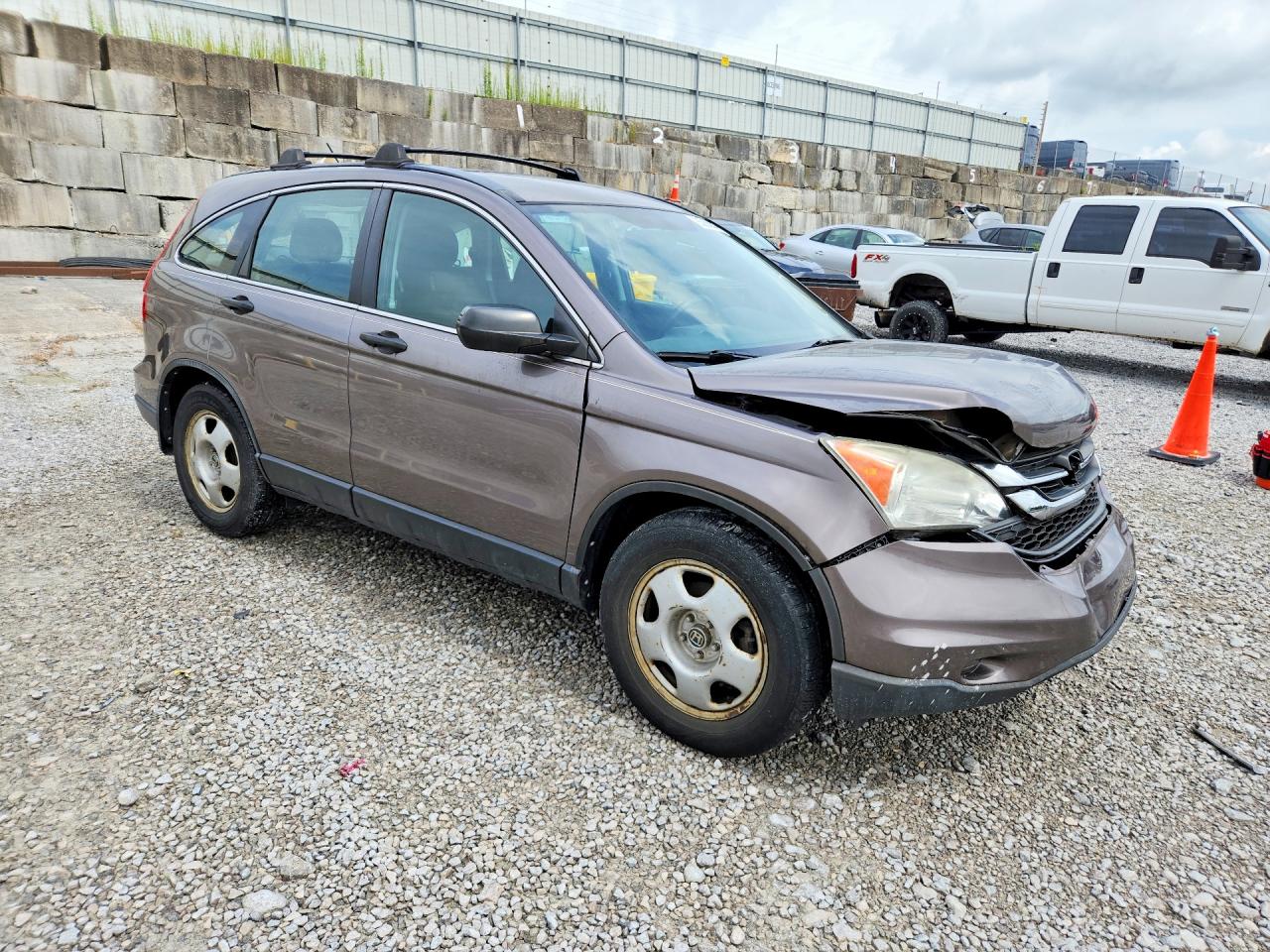 2010 Honda Cr-v Lx Tan vin: 5J6RE4H30AL073118