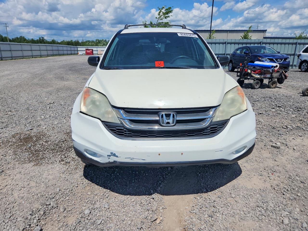 2010 Honda Cr-v Lx White vin: 5J6RE4H30AL811094