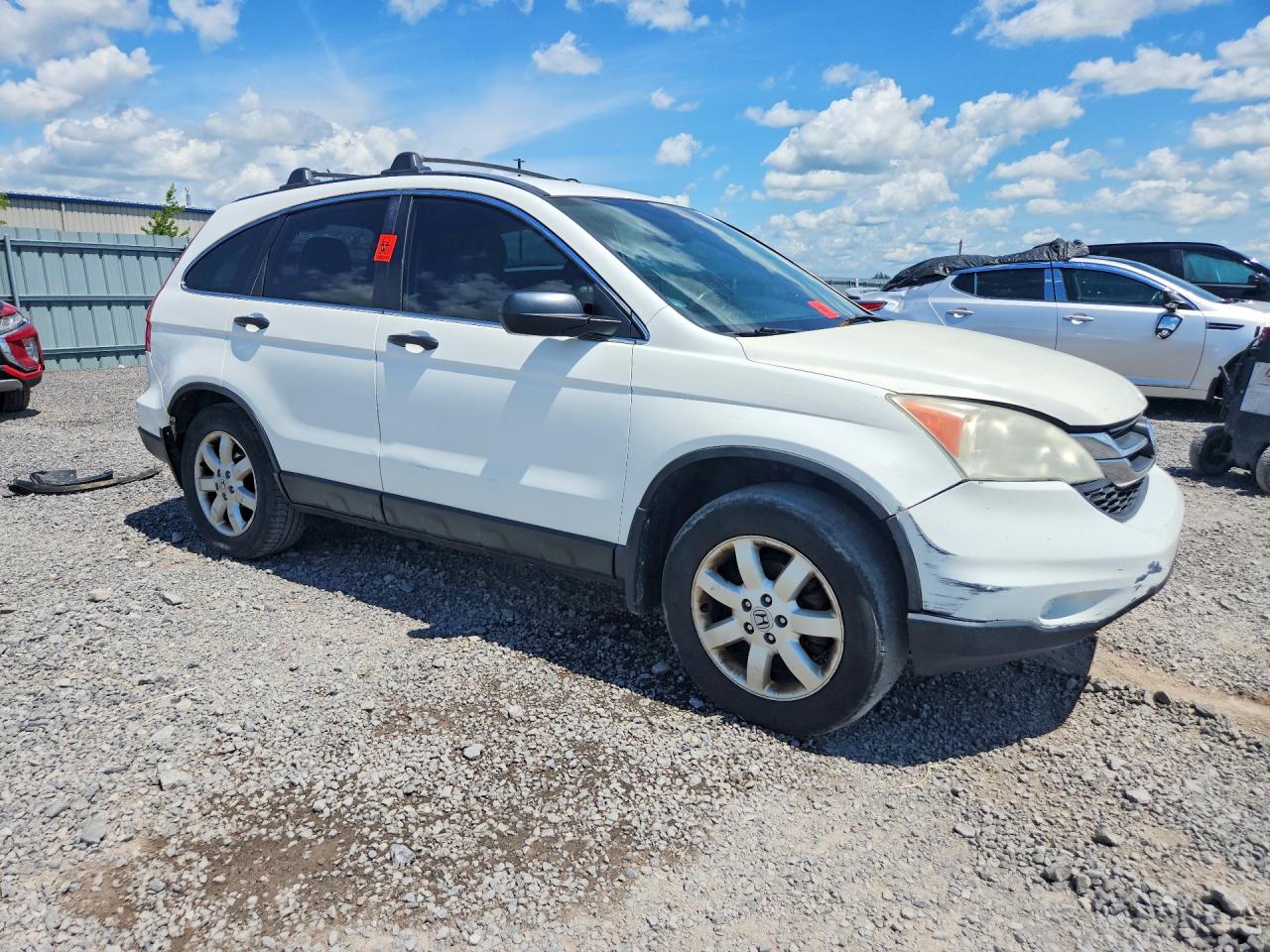 2010 Honda Cr-v Lx White vin: 5J6RE4H30AL811094