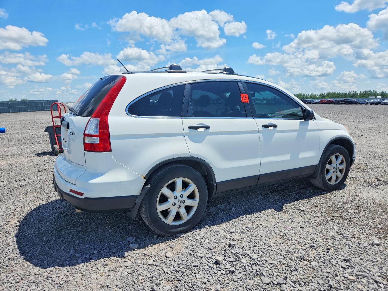 2010 Honda Cr-v Lx White vin: 5J6RE4H30AL811094