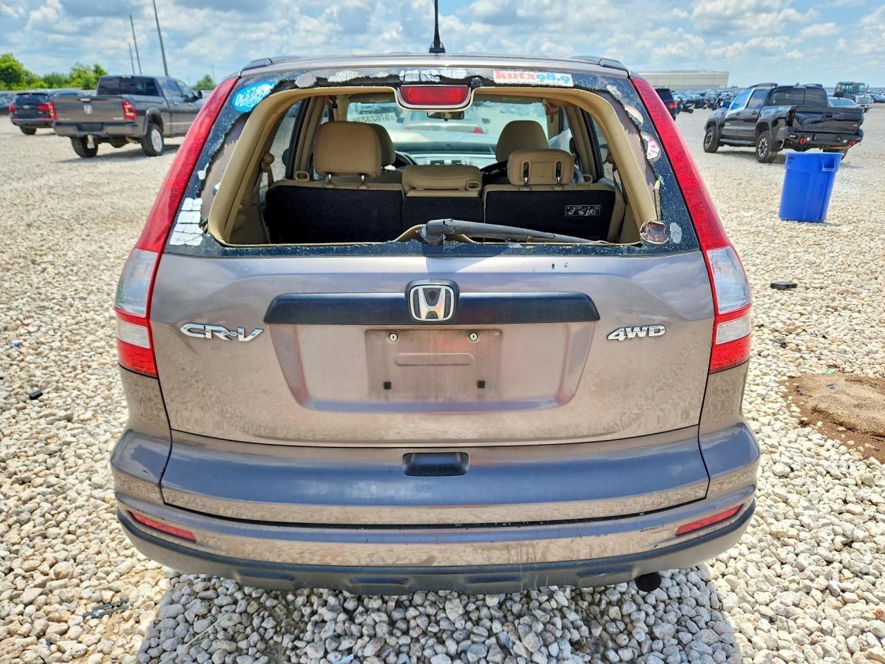 2011 Honda Cr-v Lx Серый vin: 5J6RE4H30BL035826