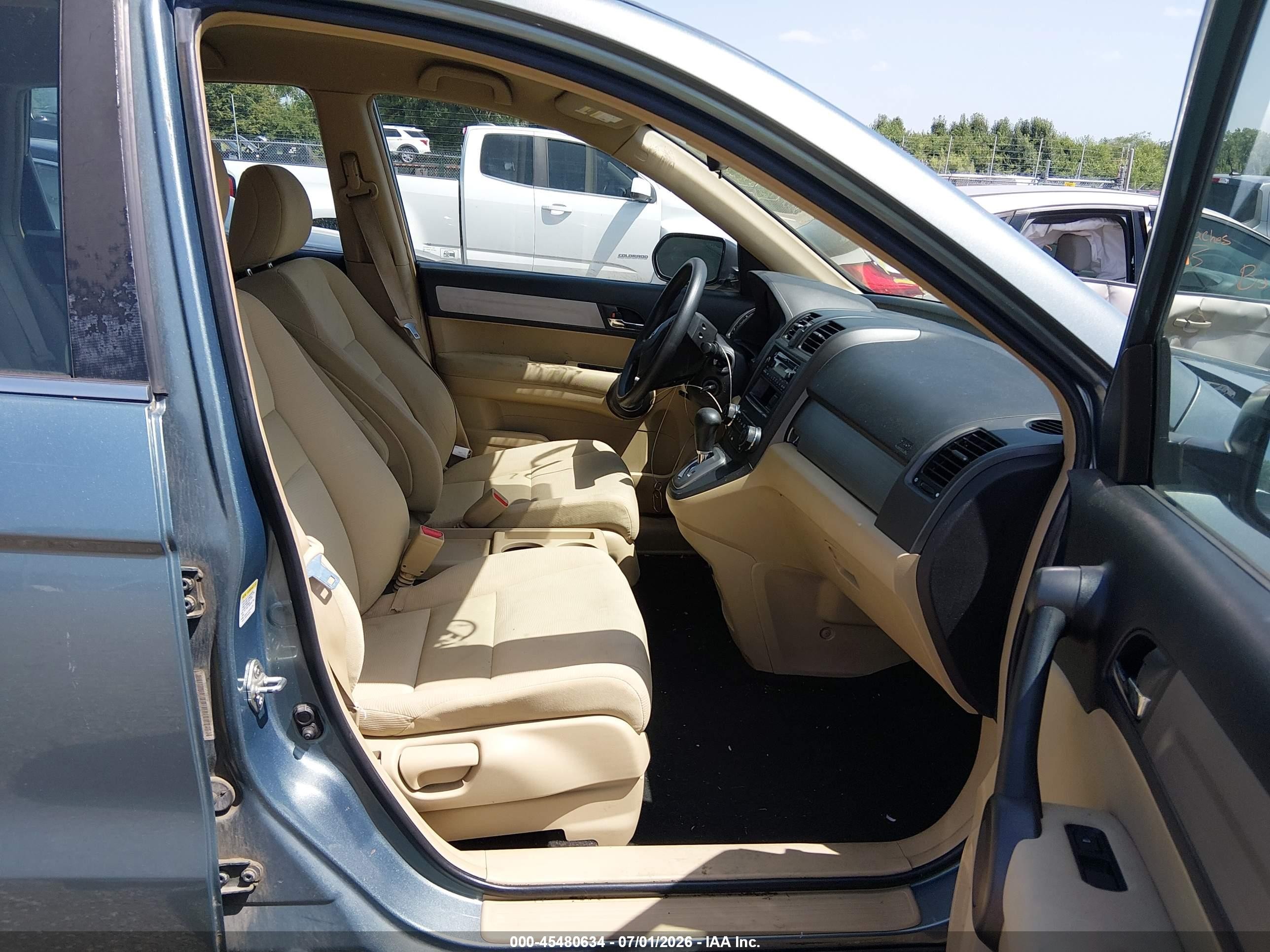 2011 Honda Cr-v Lx Blue vin: 5J6RE4H30BL042162
