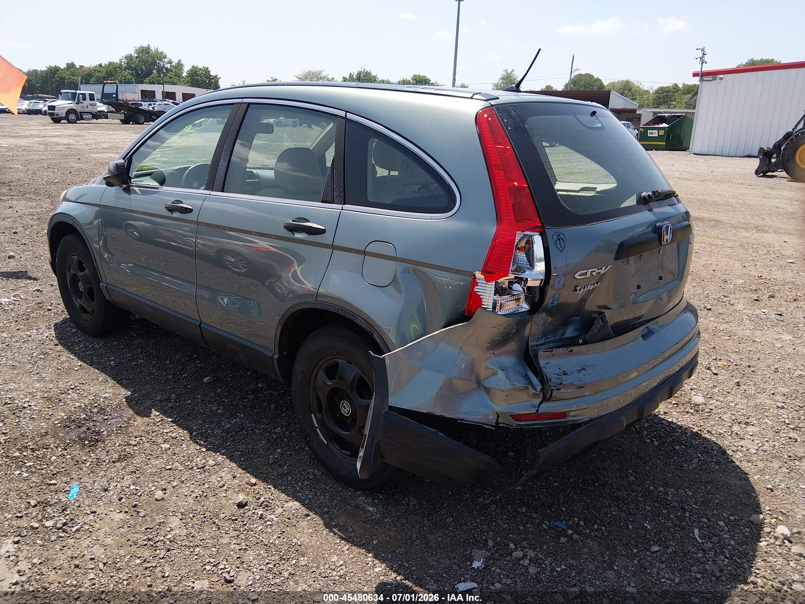 2011 Honda Cr-v Lx Blue vin: 5J6RE4H30BL042162