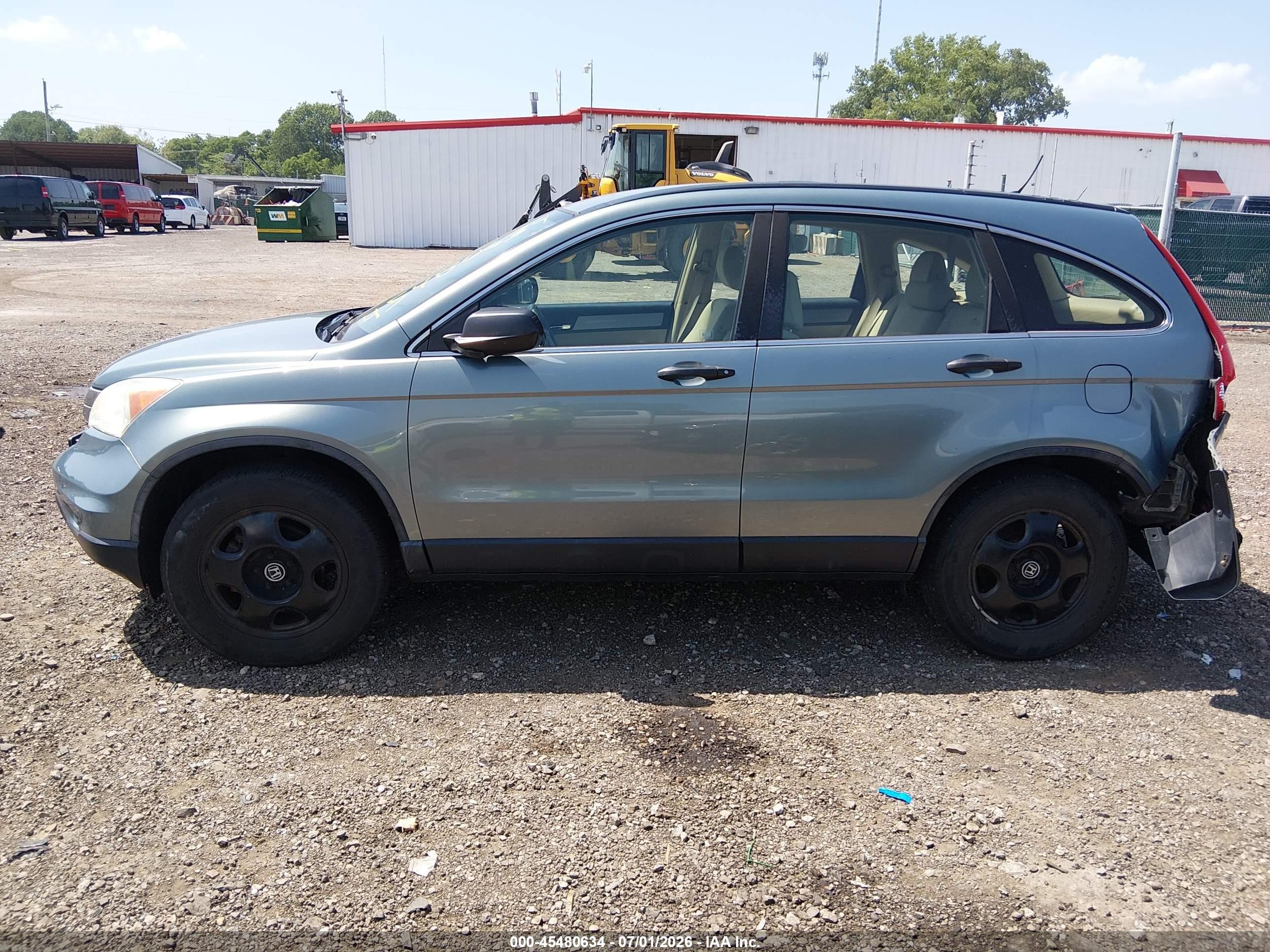 2011 Honda Cr-v Lx Blue vin: 5J6RE4H30BL042162