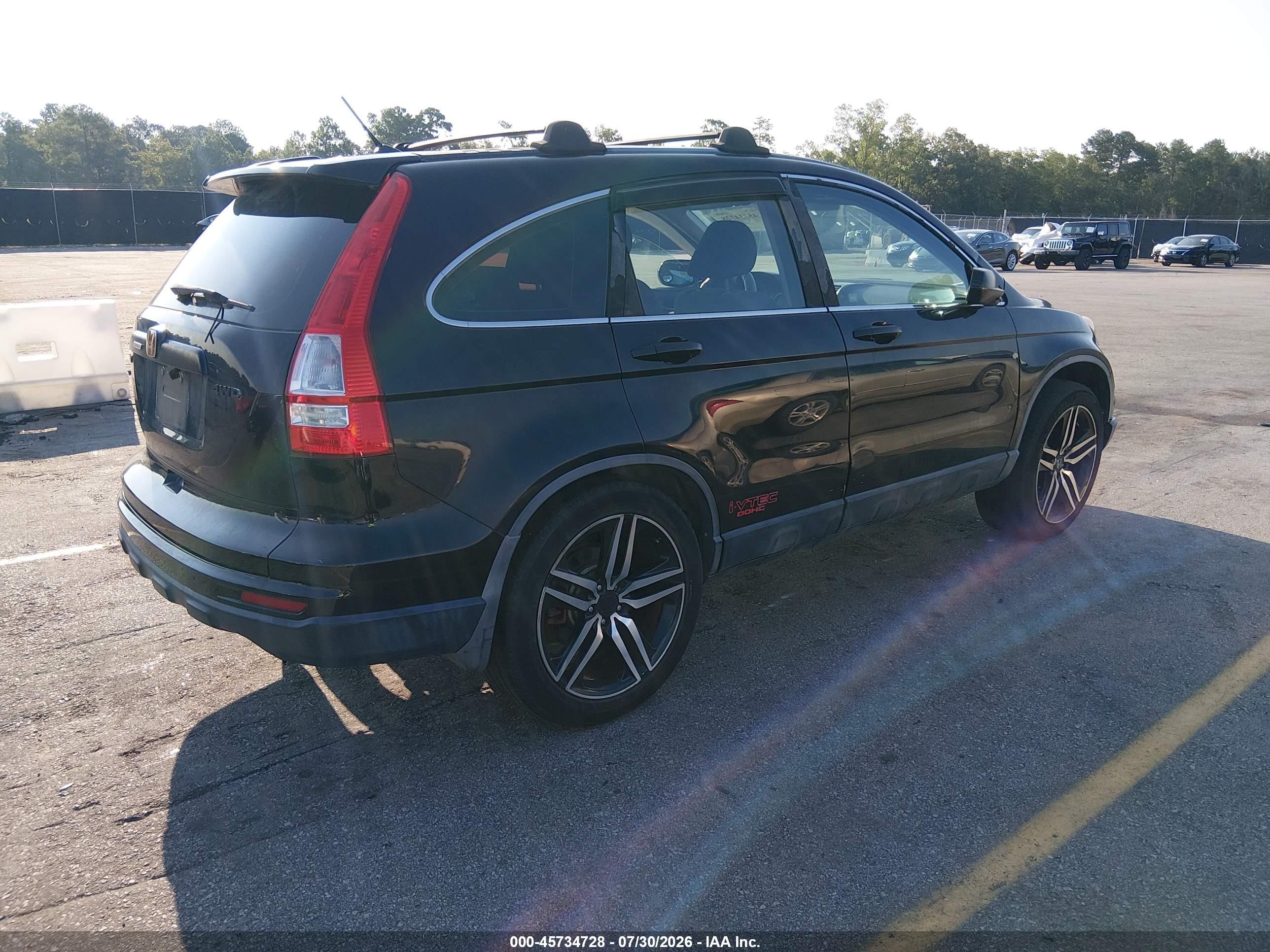2011 Honda Cr-v Lx Black vin: 5J6RE4H30BL054991