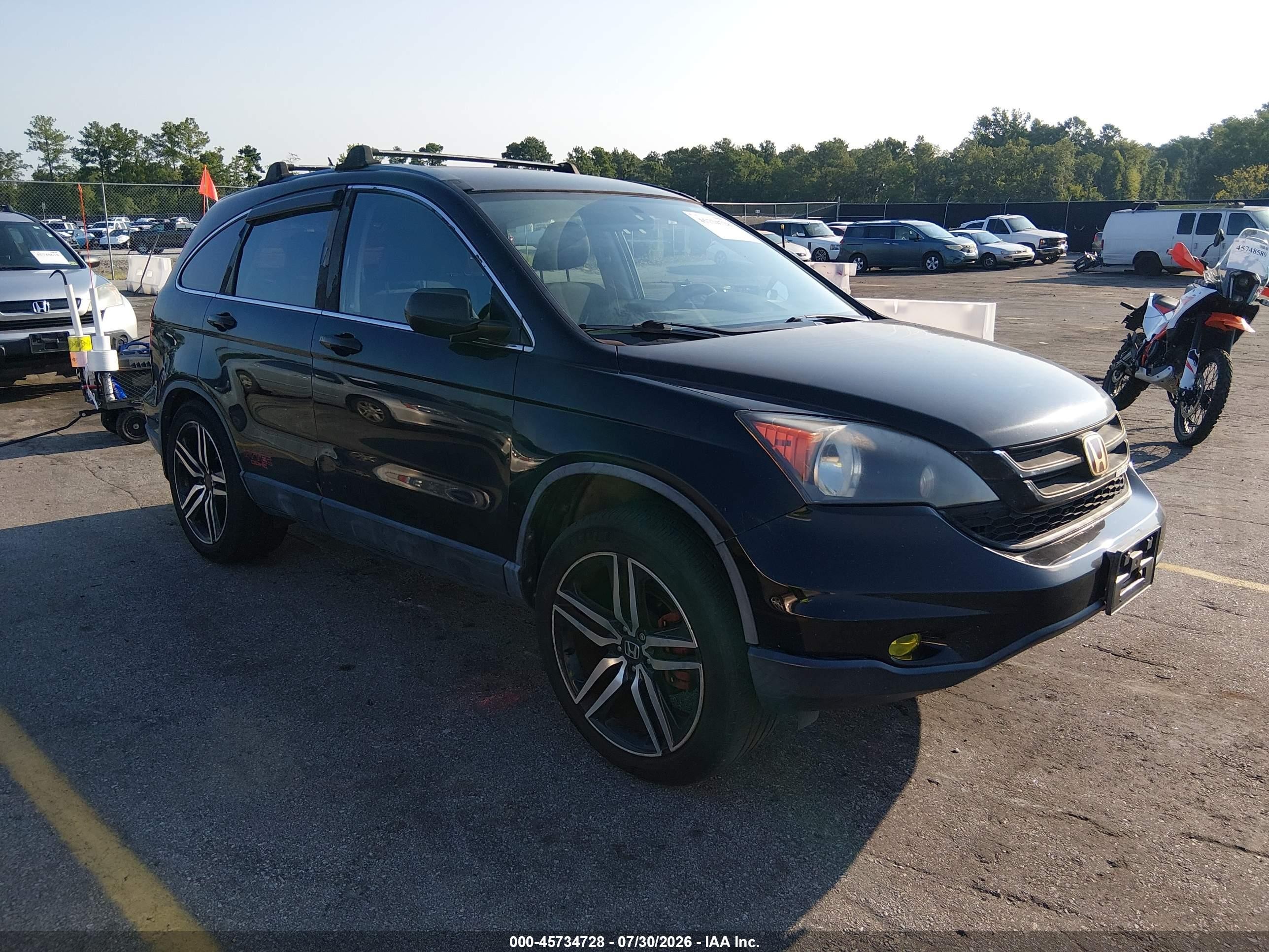 2011 Honda Cr-v Lx Black vin: 5J6RE4H30BL054991