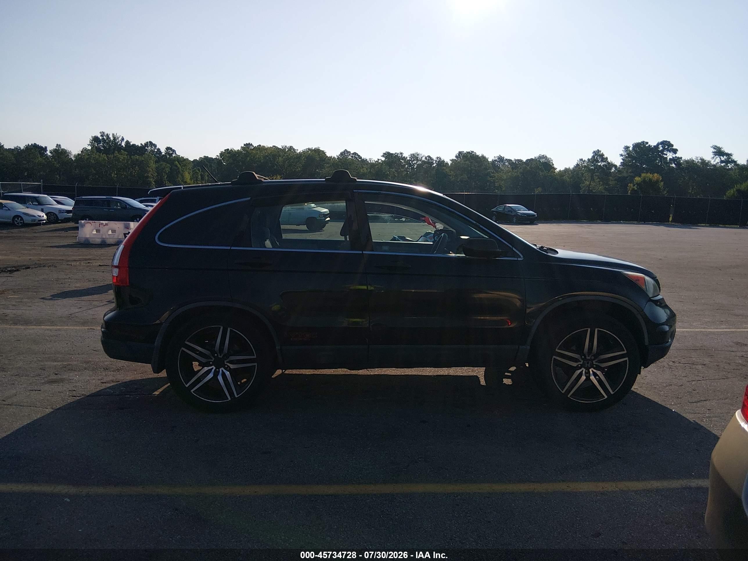 2011 Honda Cr-v Lx Black vin: 5J6RE4H30BL054991