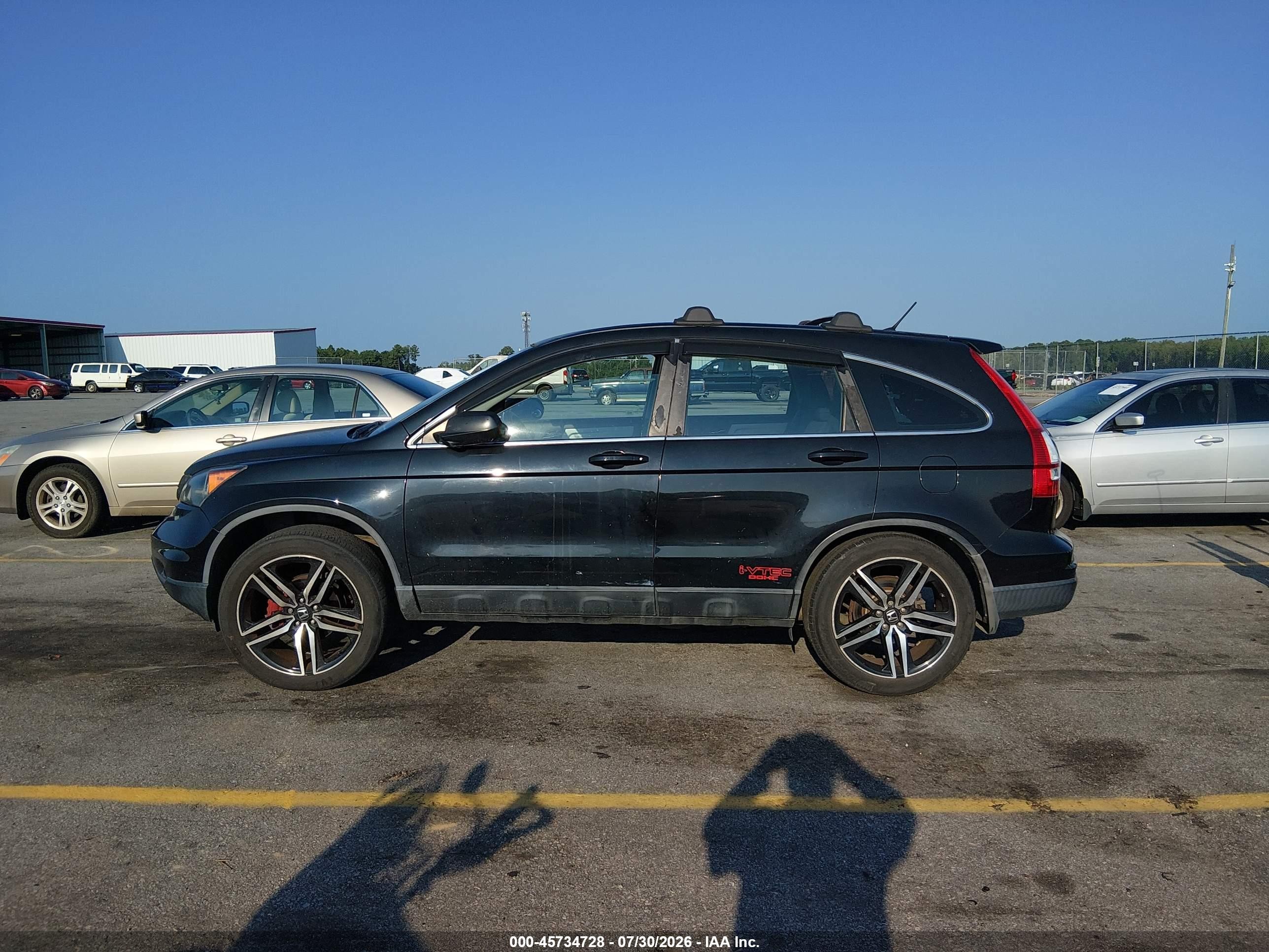 2011 Honda Cr-v Lx Black vin: 5J6RE4H30BL054991
