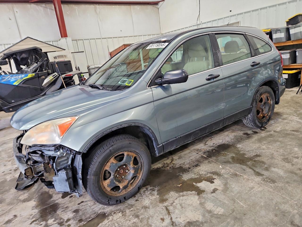 2011 Honda Cr-v Lx Blue vin: 5J6RE4H30BL085934