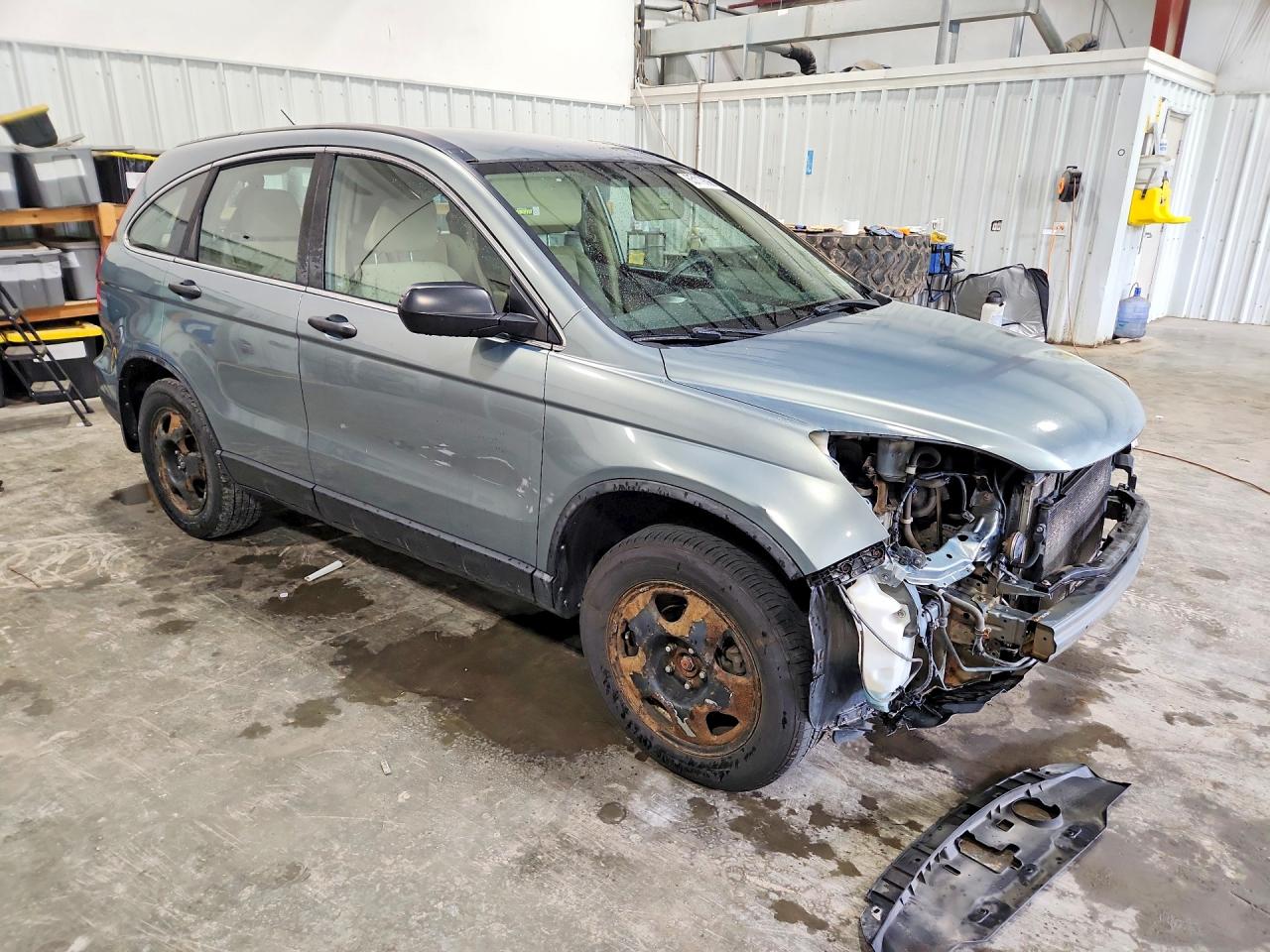 2011 Honda Cr-v Lx Blue vin: 5J6RE4H30BL085934