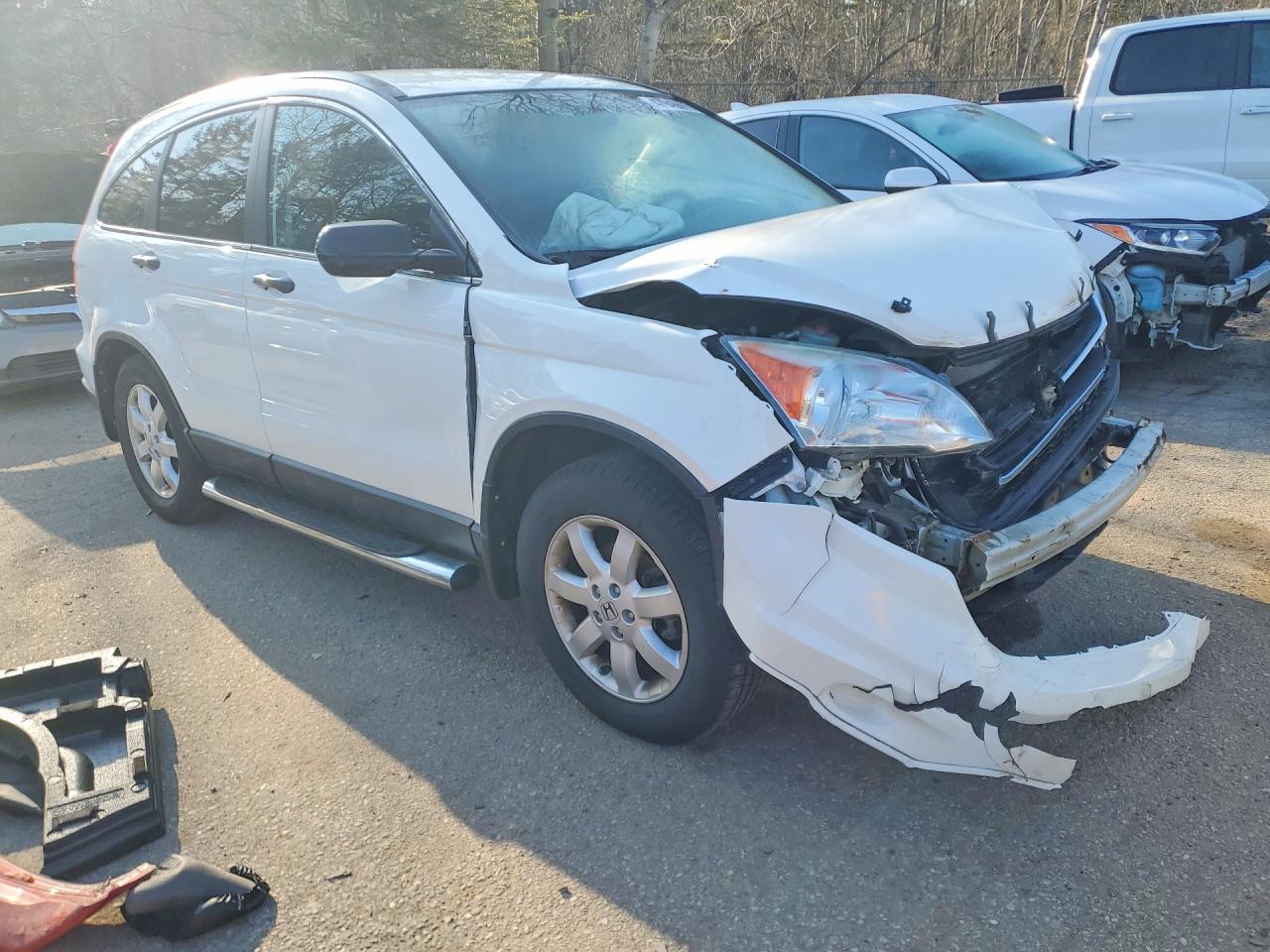 2011 Honda Cr-v Lx Белый vin: 5J6RE4H30BL810884