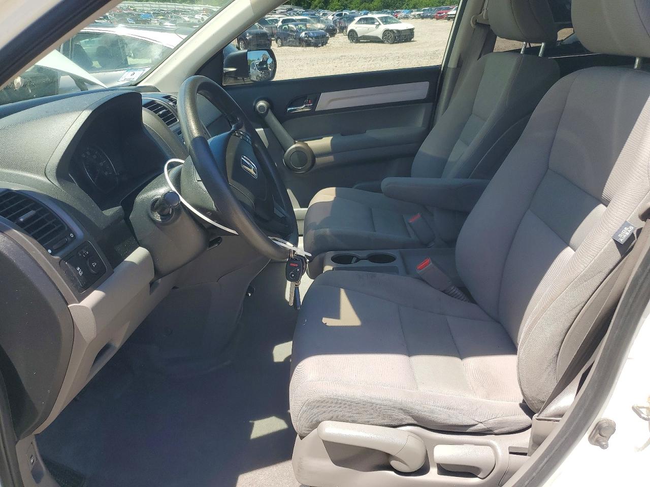 2010 Honda Cr-v Lx White vin: 5J6RE4H31AL000808