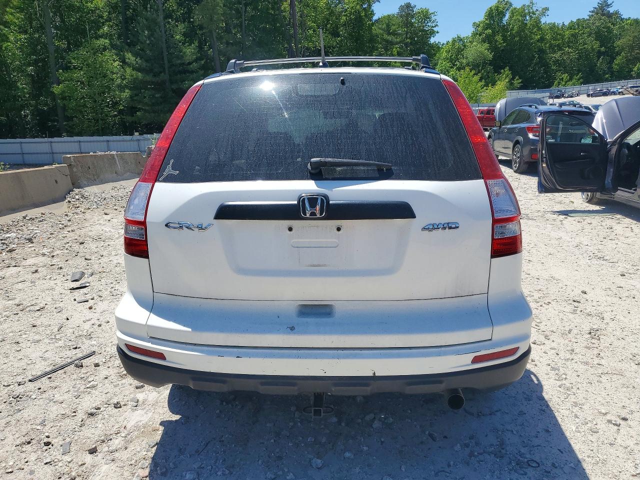 2010 Honda Cr-v Lx White vin: 5J6RE4H31AL000808