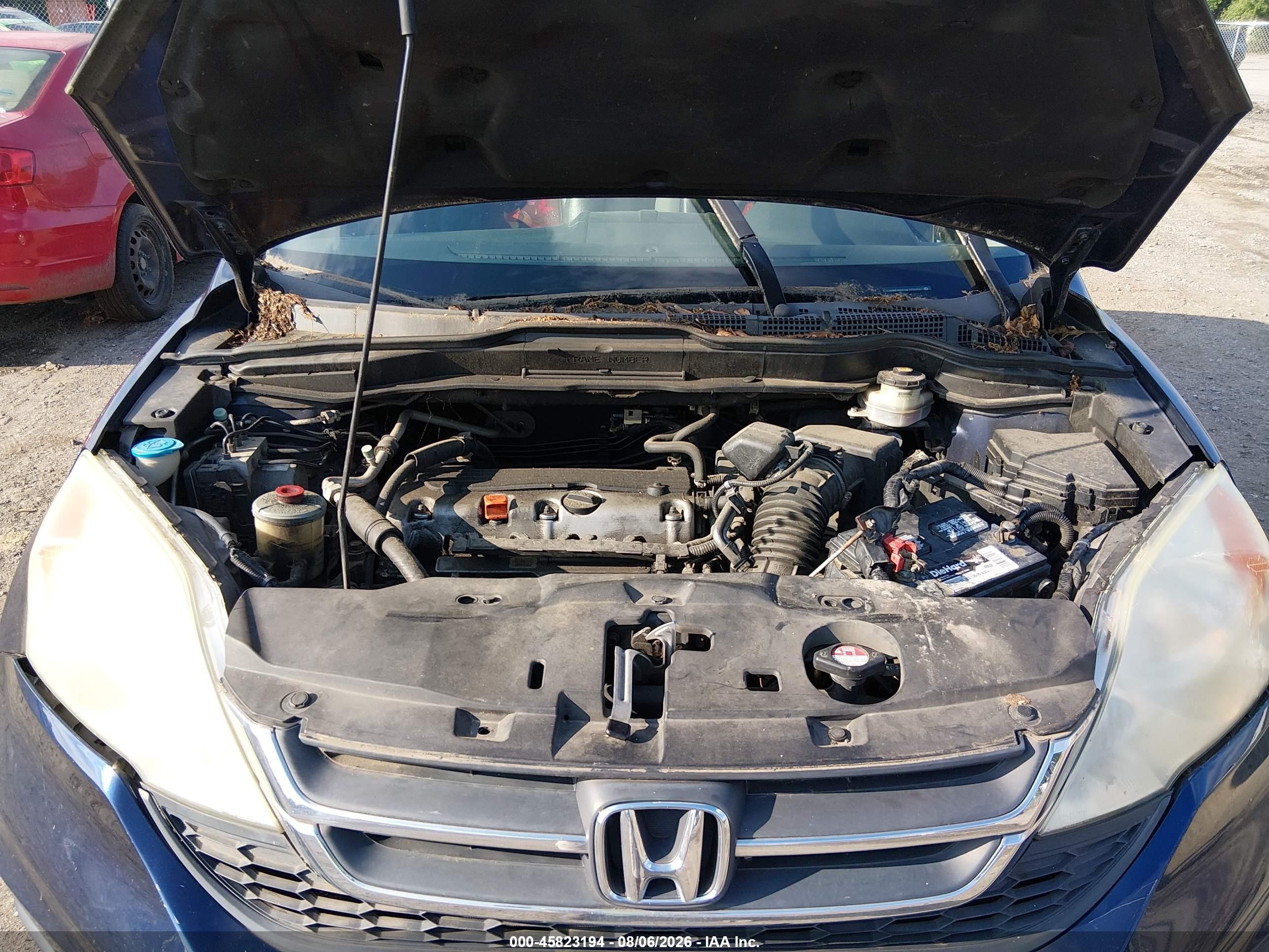 2010 Honda Cr-v Lx Dark Blue vin: 5J6RE4H31AL006107