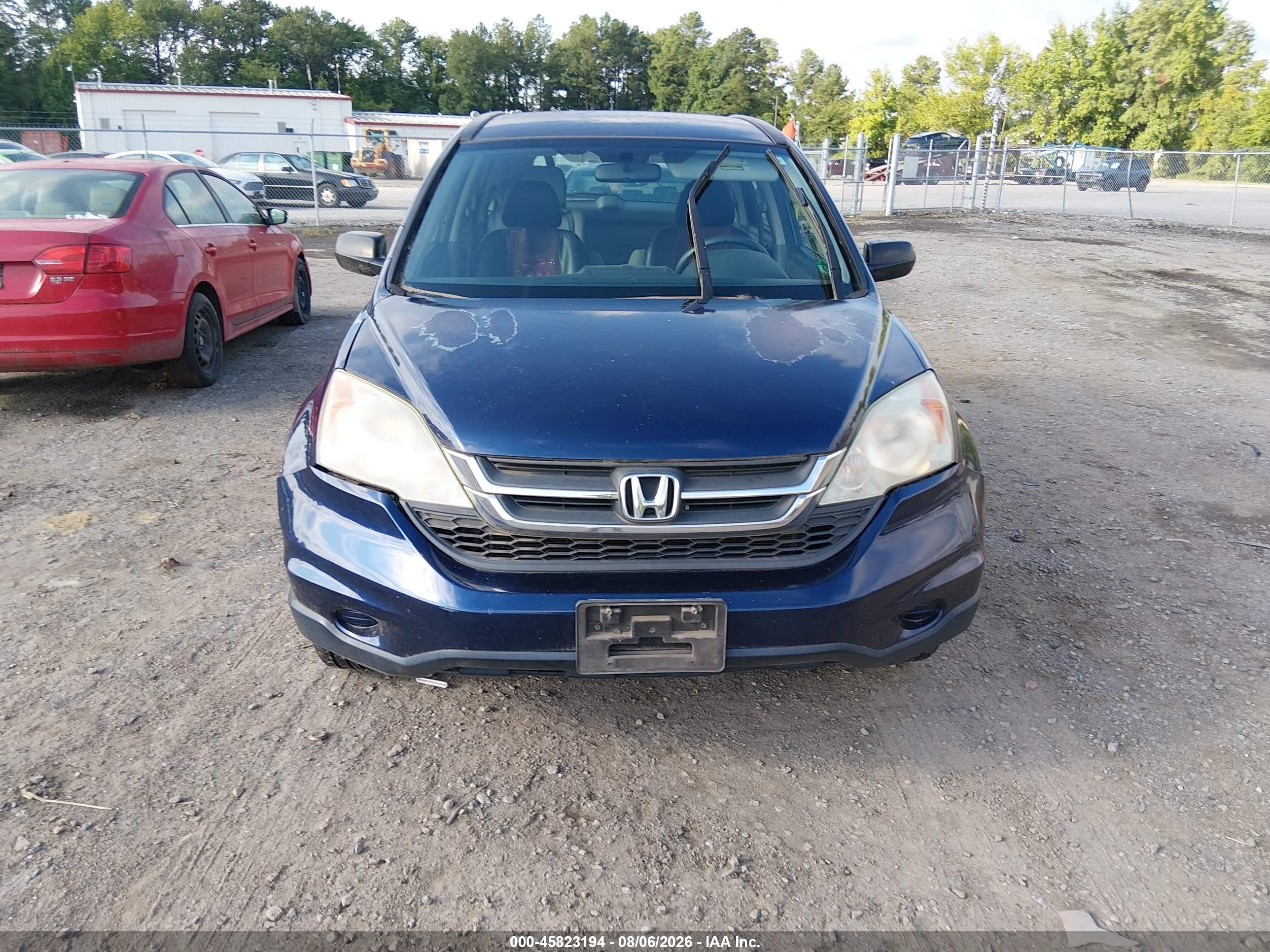2010 Honda Cr-v Lx Dark Blue vin: 5J6RE4H31AL006107