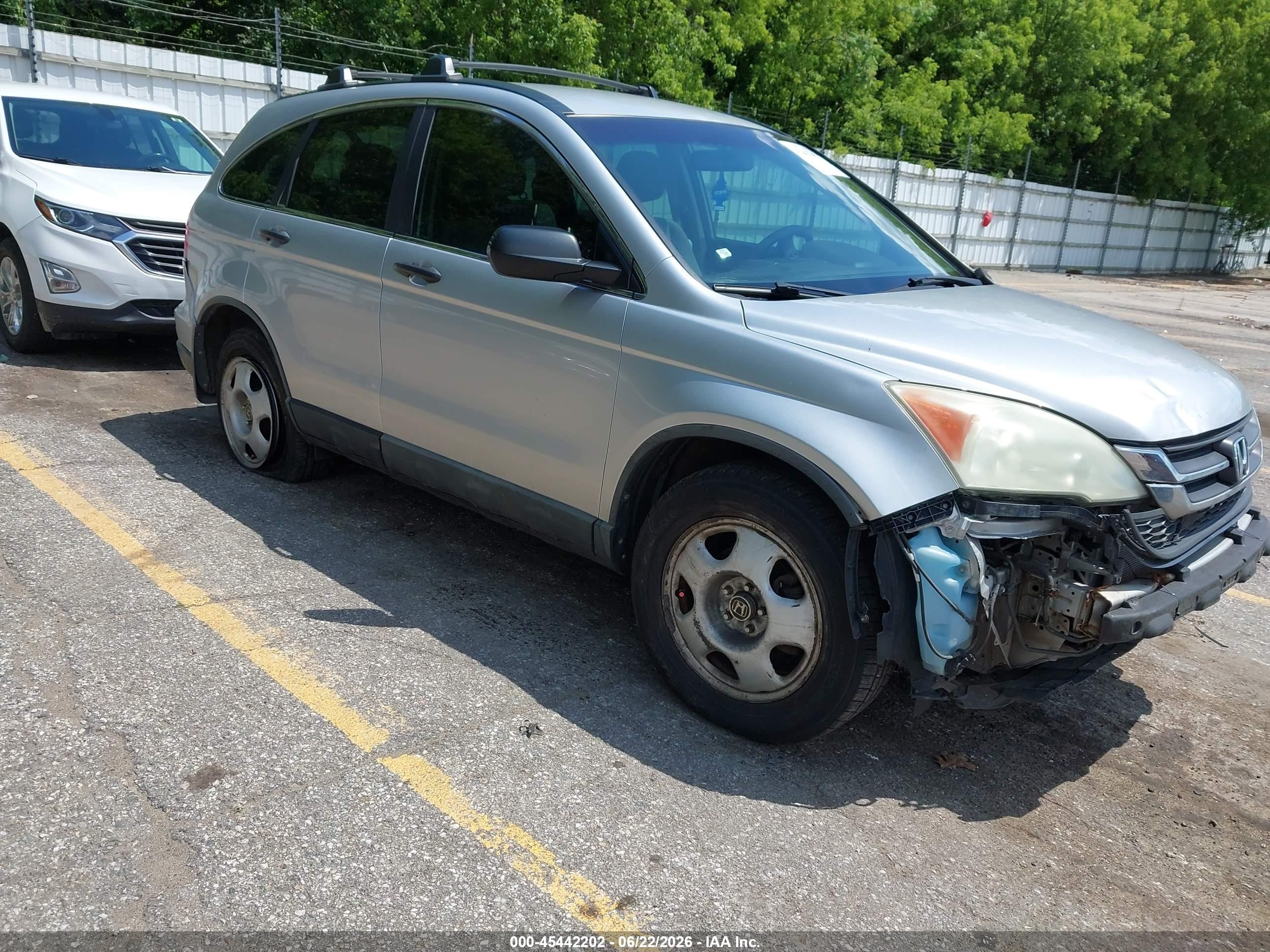 2010 Honda Cr-v Lx Серебряный vin: 5J6RE4H31AL029726