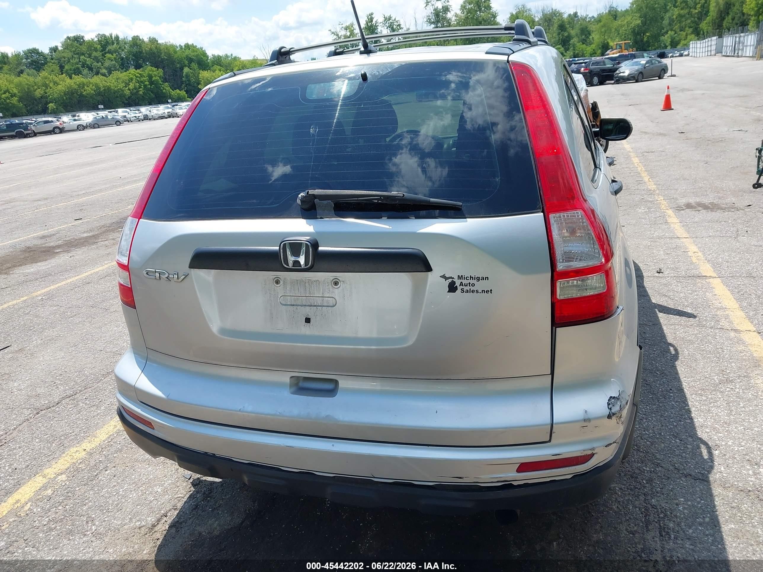 2010 Honda Cr-v Lx Silver vin: 5J6RE4H31AL029726