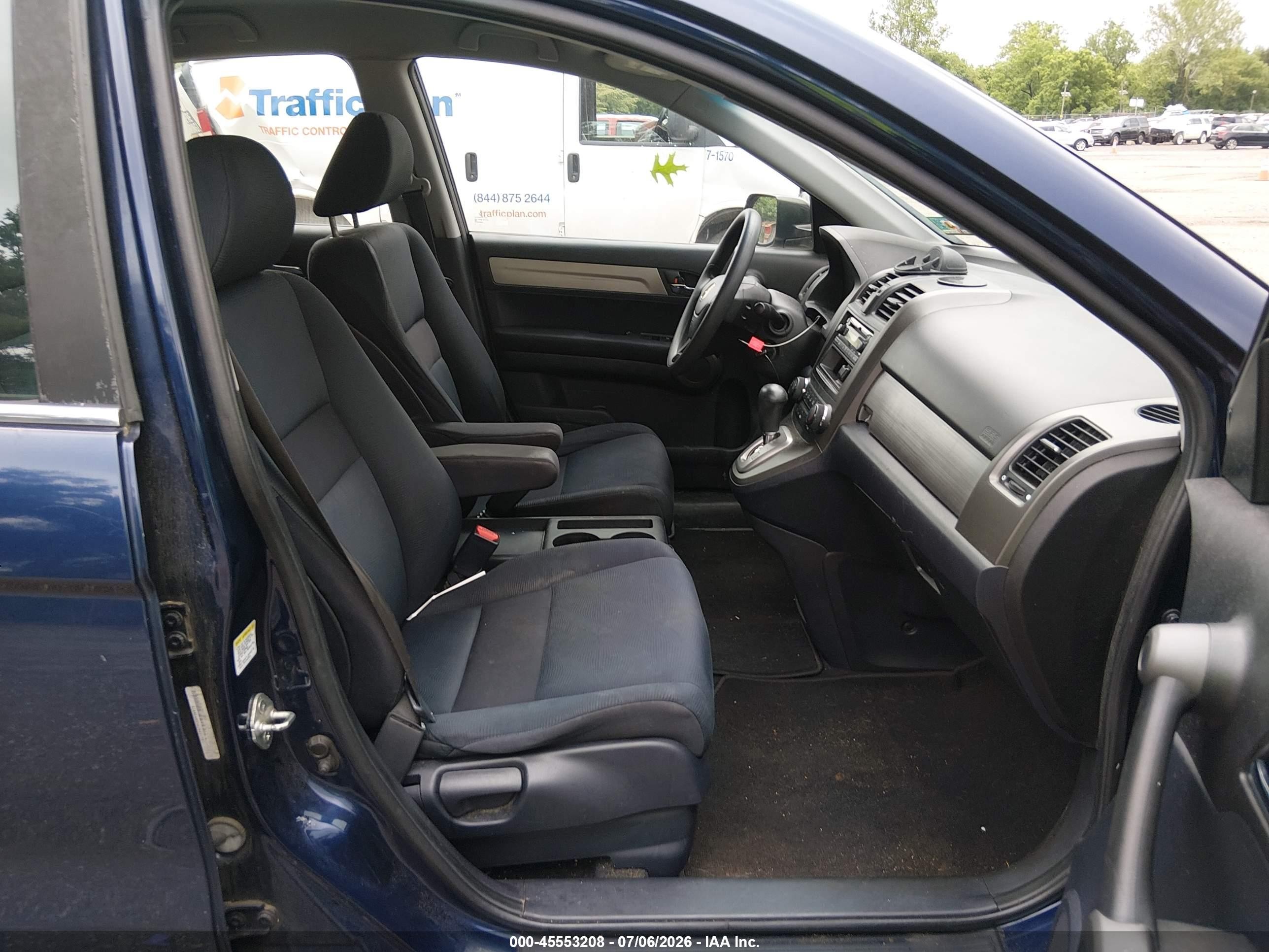 2010 Honda Cr-v Lx Blue vin: 5J6RE4H31AL043772