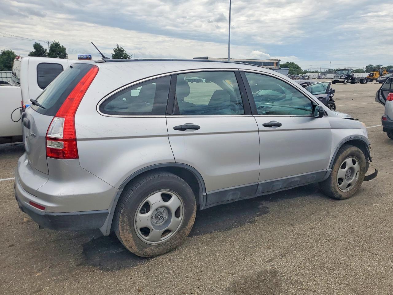 2010 Honda Cr-v Lx Silver vin: 5J6RE4H31AL048020