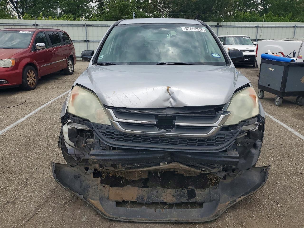 2010 Honda Cr-v Lx Silver vin: 5J6RE4H31AL048020