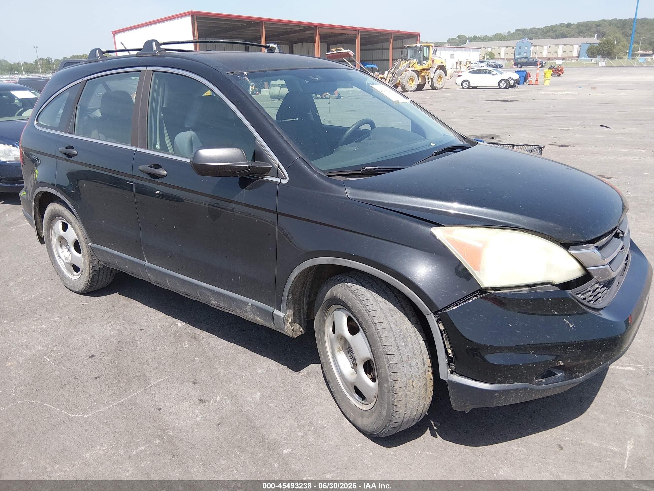 2010 Honda Cr-v Lx Black vin: 5J6RE4H31AL056604