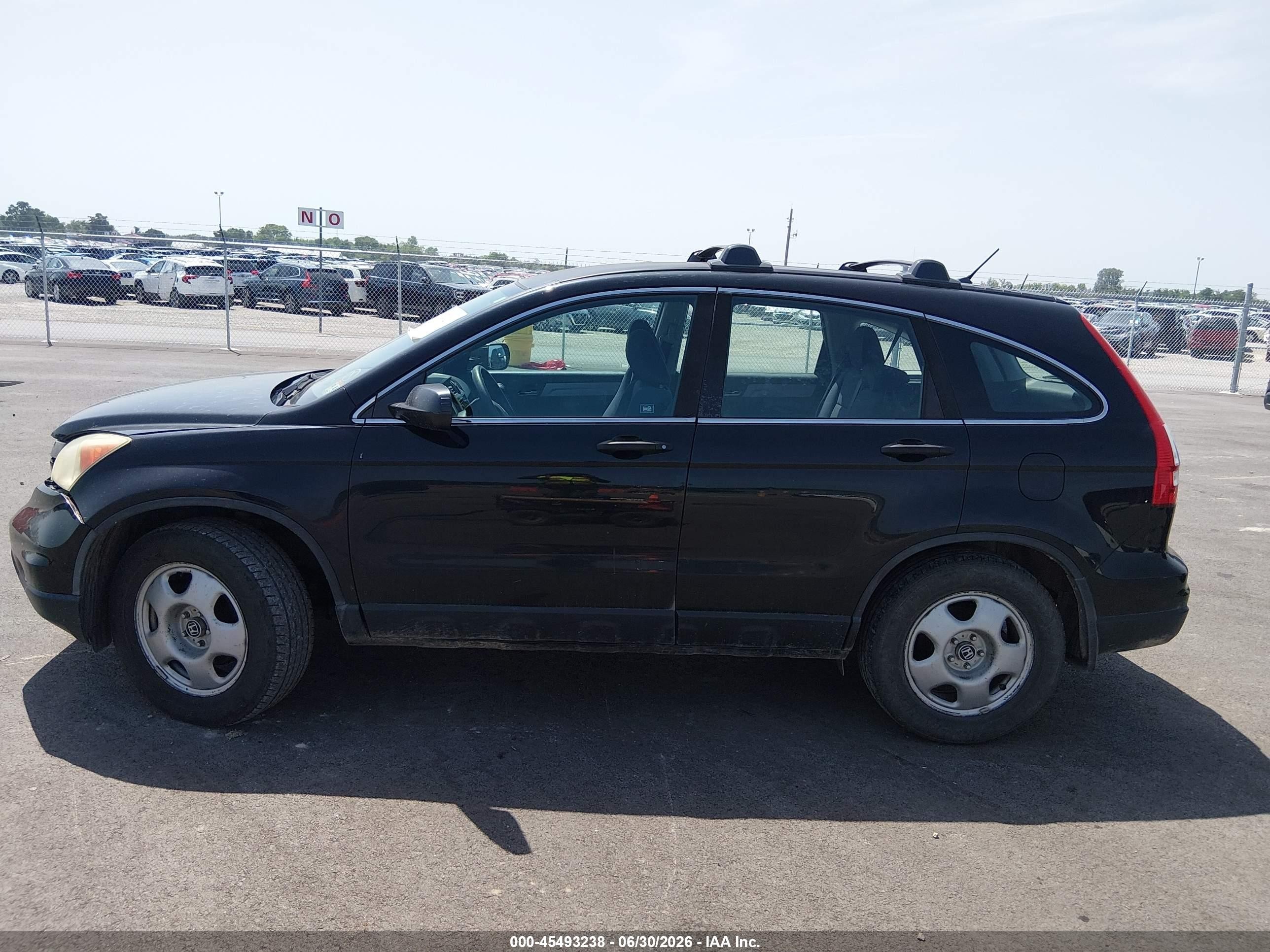 2010 Honda Cr-v Lx Black vin: 5J6RE4H31AL056604