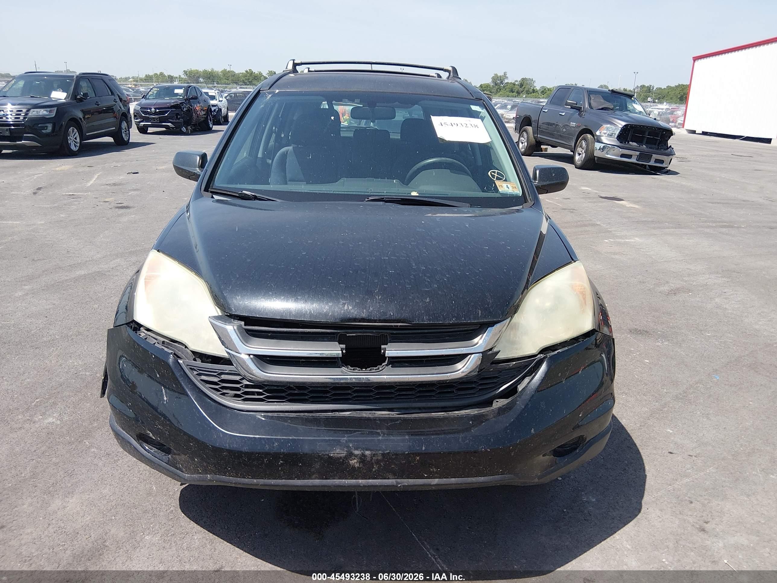 2010 Honda Cr-v Lx Black vin: 5J6RE4H31AL056604