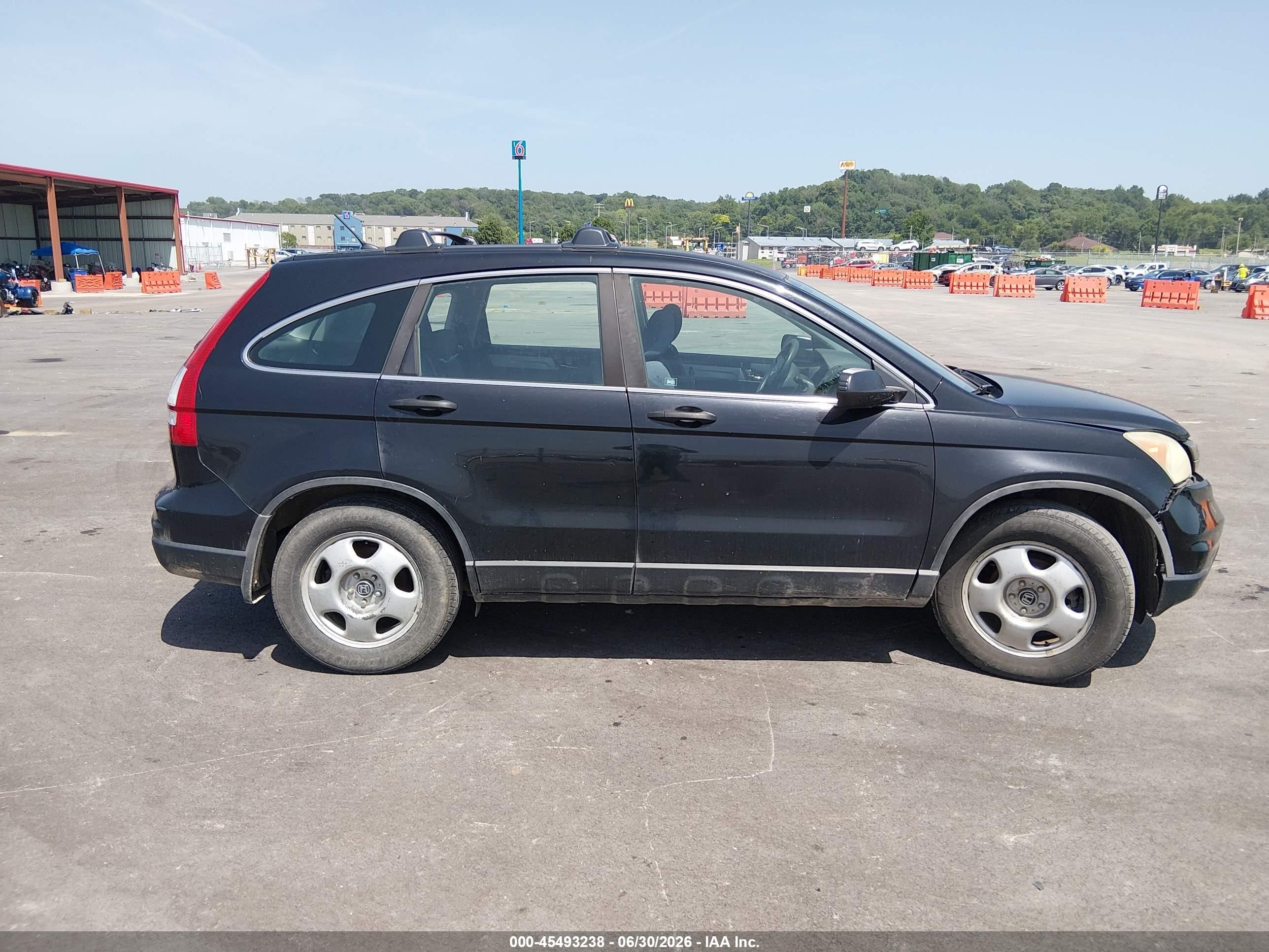 2010 Honda Cr-v Lx Black vin: 5J6RE4H31AL056604