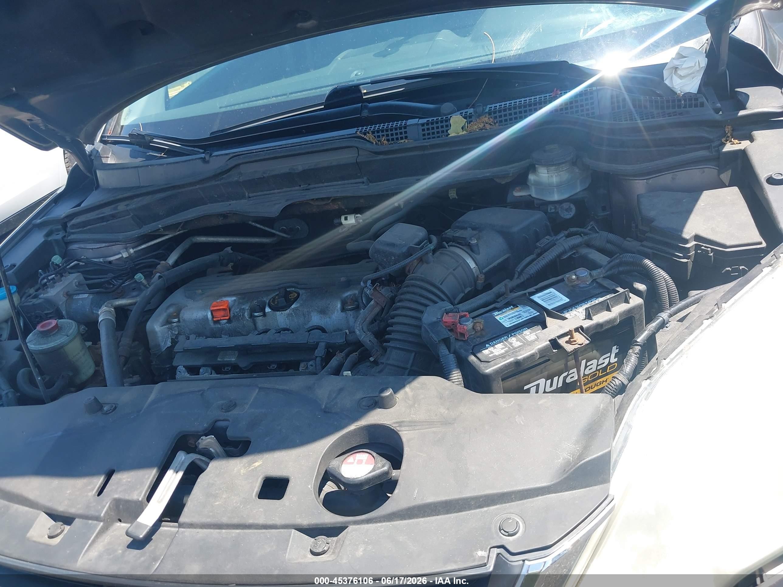 2010 Honda Cr-v Lx Gray vin: 5J6RE4H31AL092406