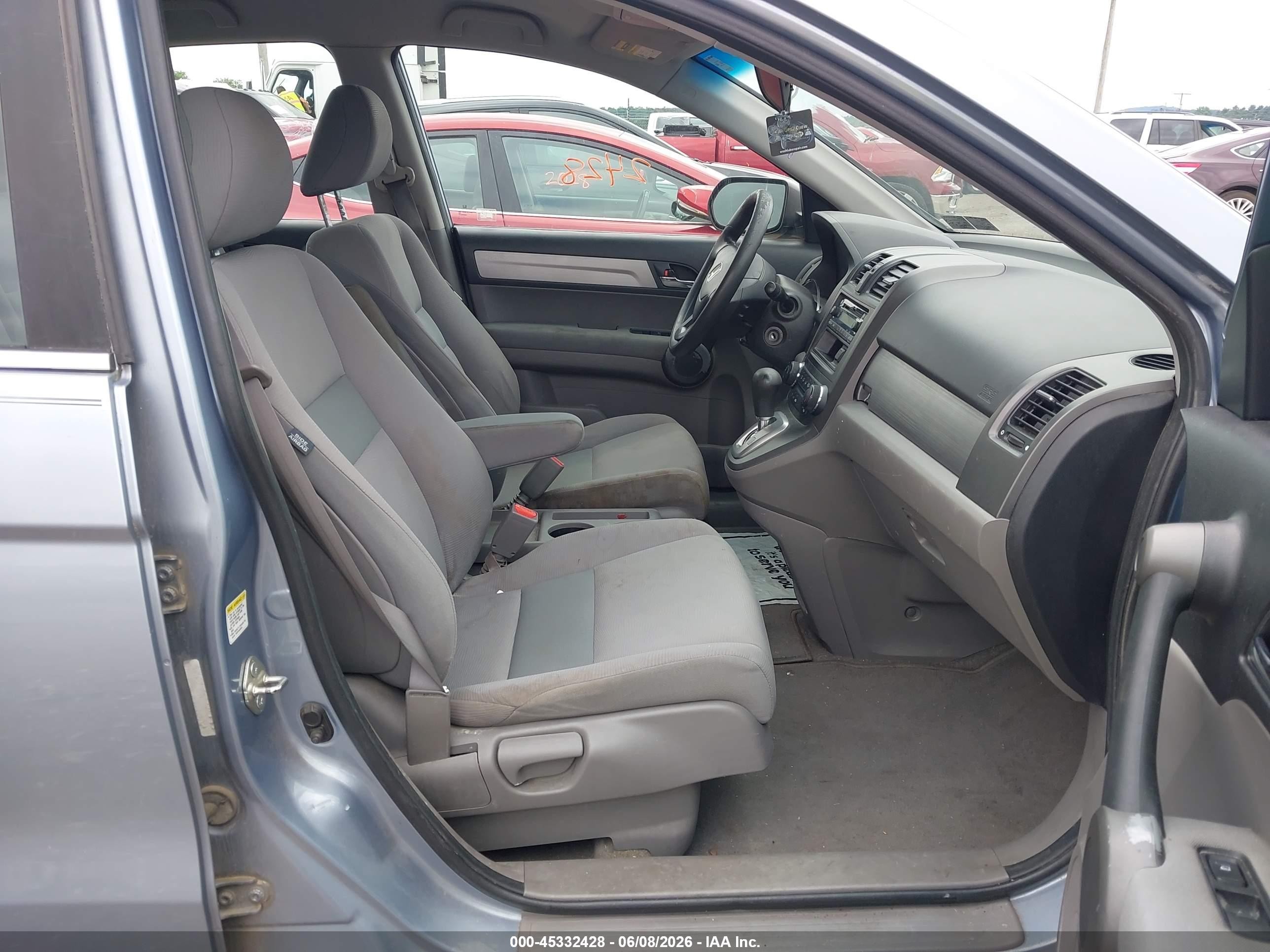 2010 Honda Cr-v Lx Light Blue vin: 5J6RE4H31AL099694