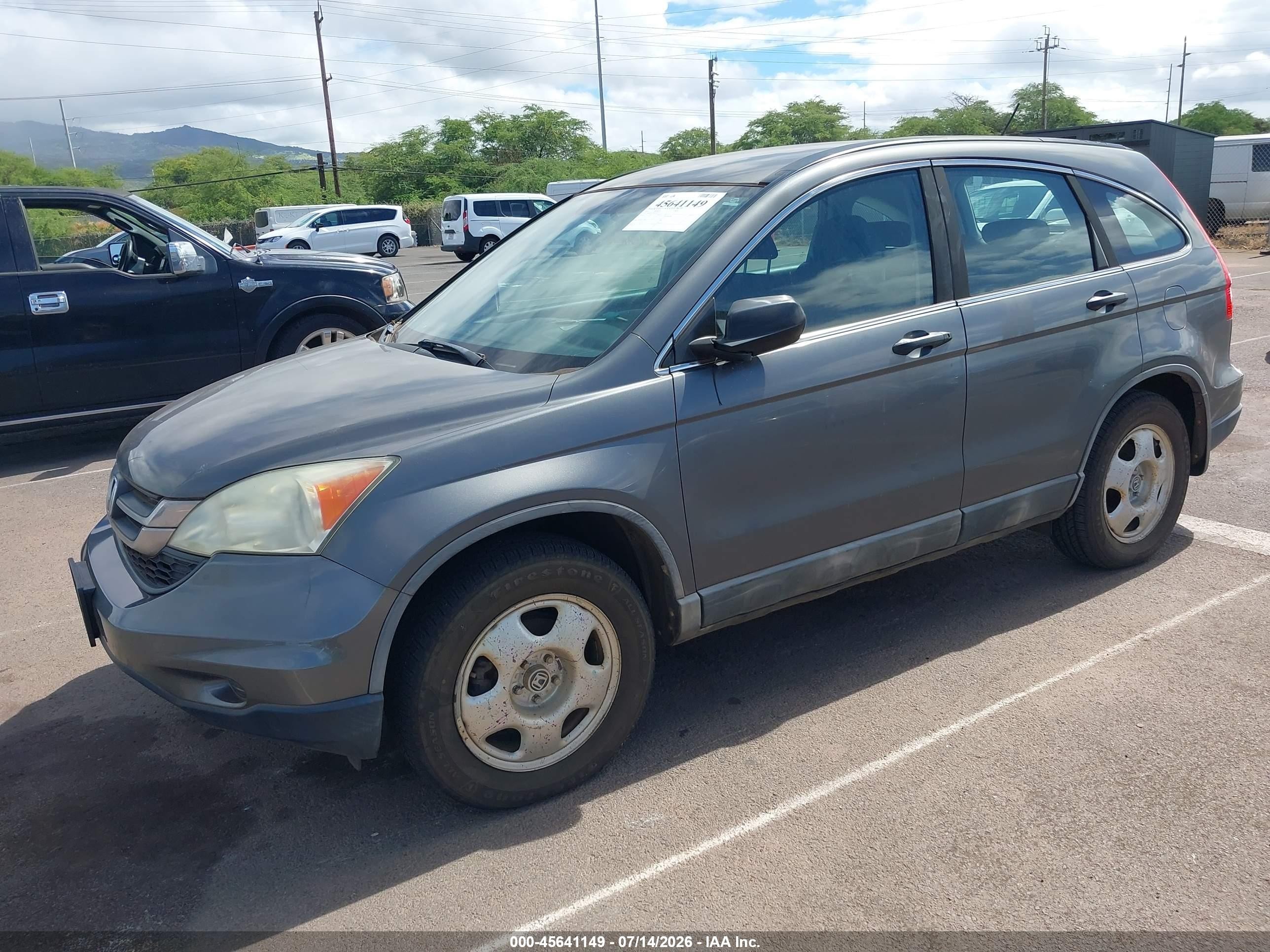 2011 Honda Cr-v Lx Серый vin: 5J6RE4H31BL010935