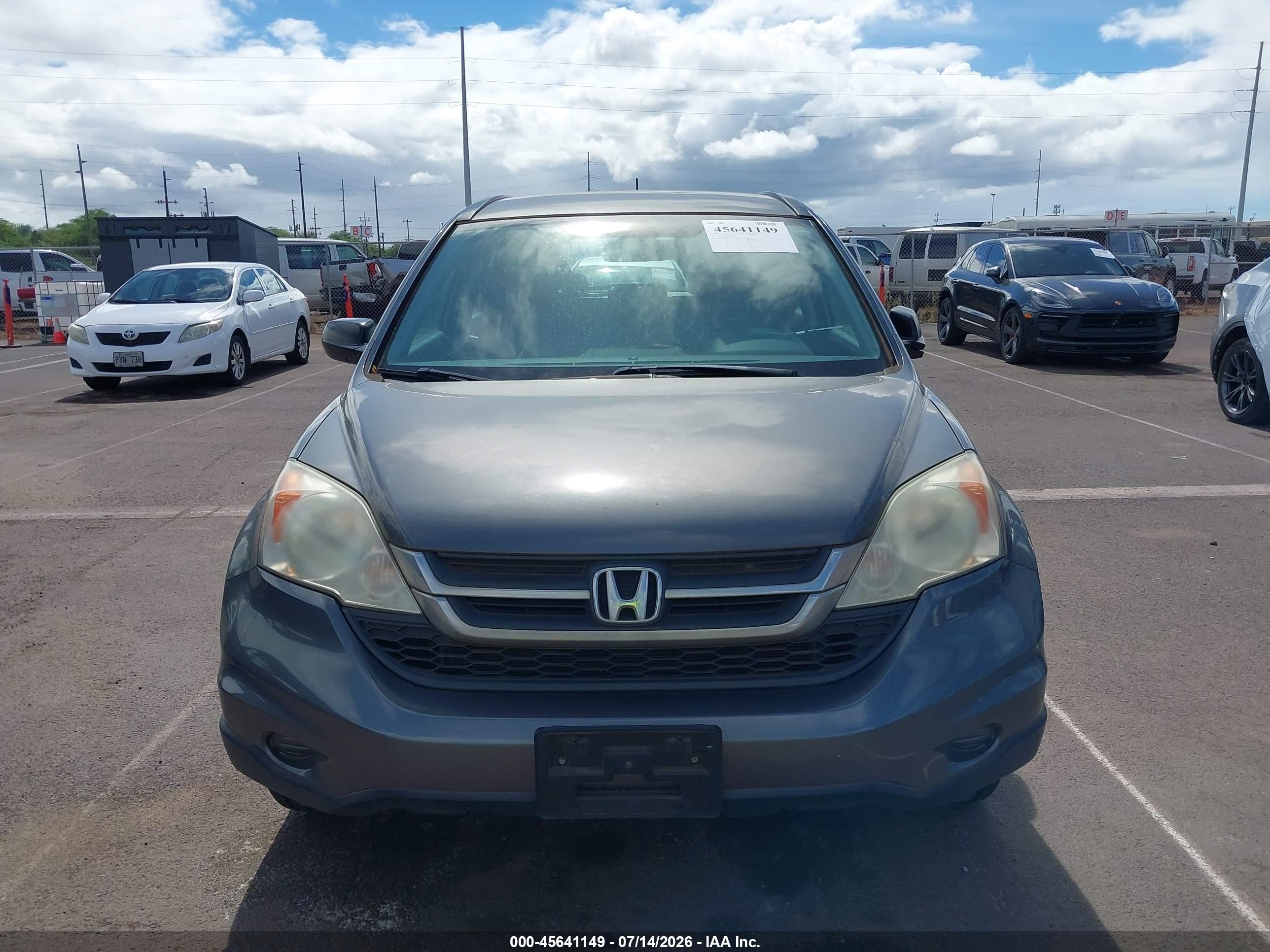 2011 Honda Cr-v Lx Серый vin: 5J6RE4H31BL010935