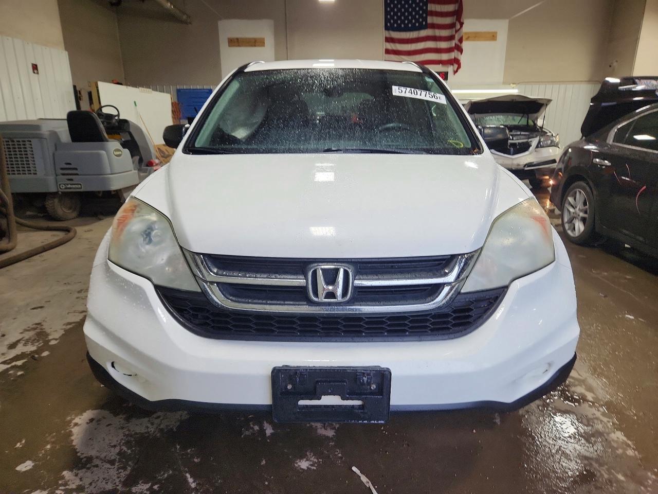2011 Honda Cr-v Lx White vin: 5J6RE4H31BL057849