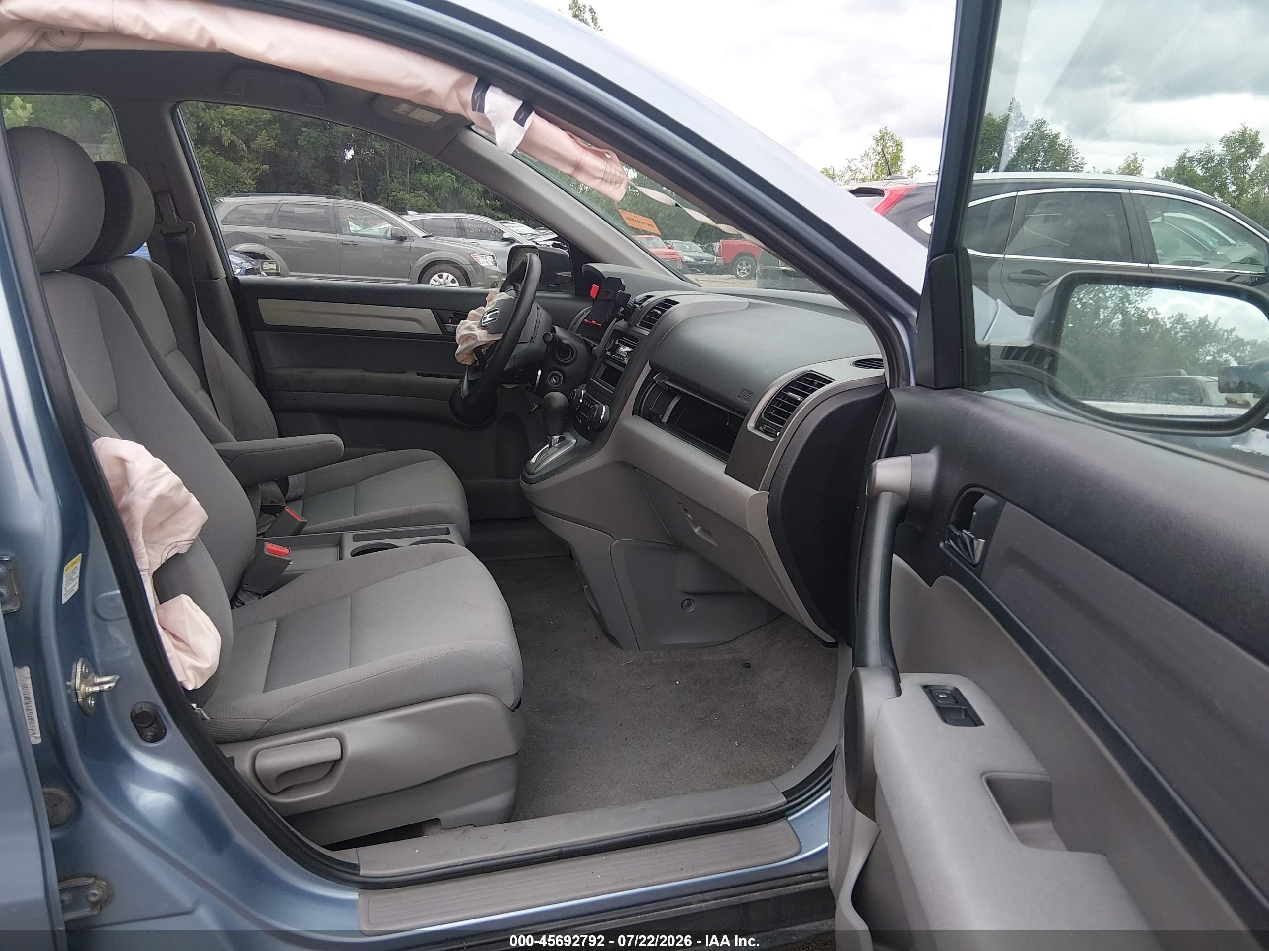 2011 Honda Cr-v Lx Gray vin: 5J6RE4H31BL058953